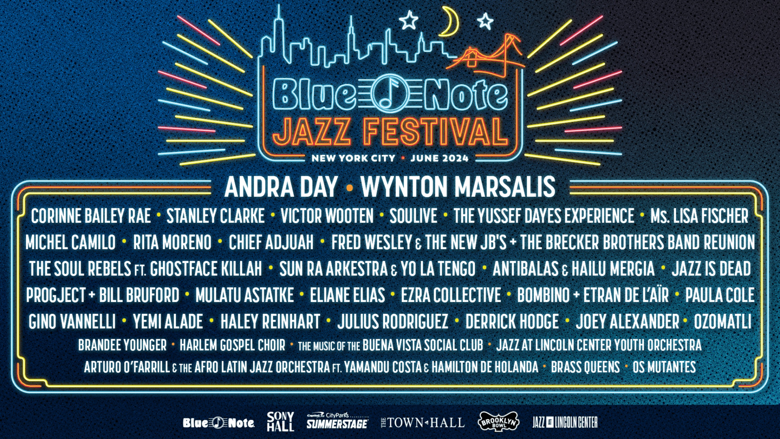 2024 BLUE NOTE JAZZ FESTIVAL UNVEILS COMPLETE LINEUP