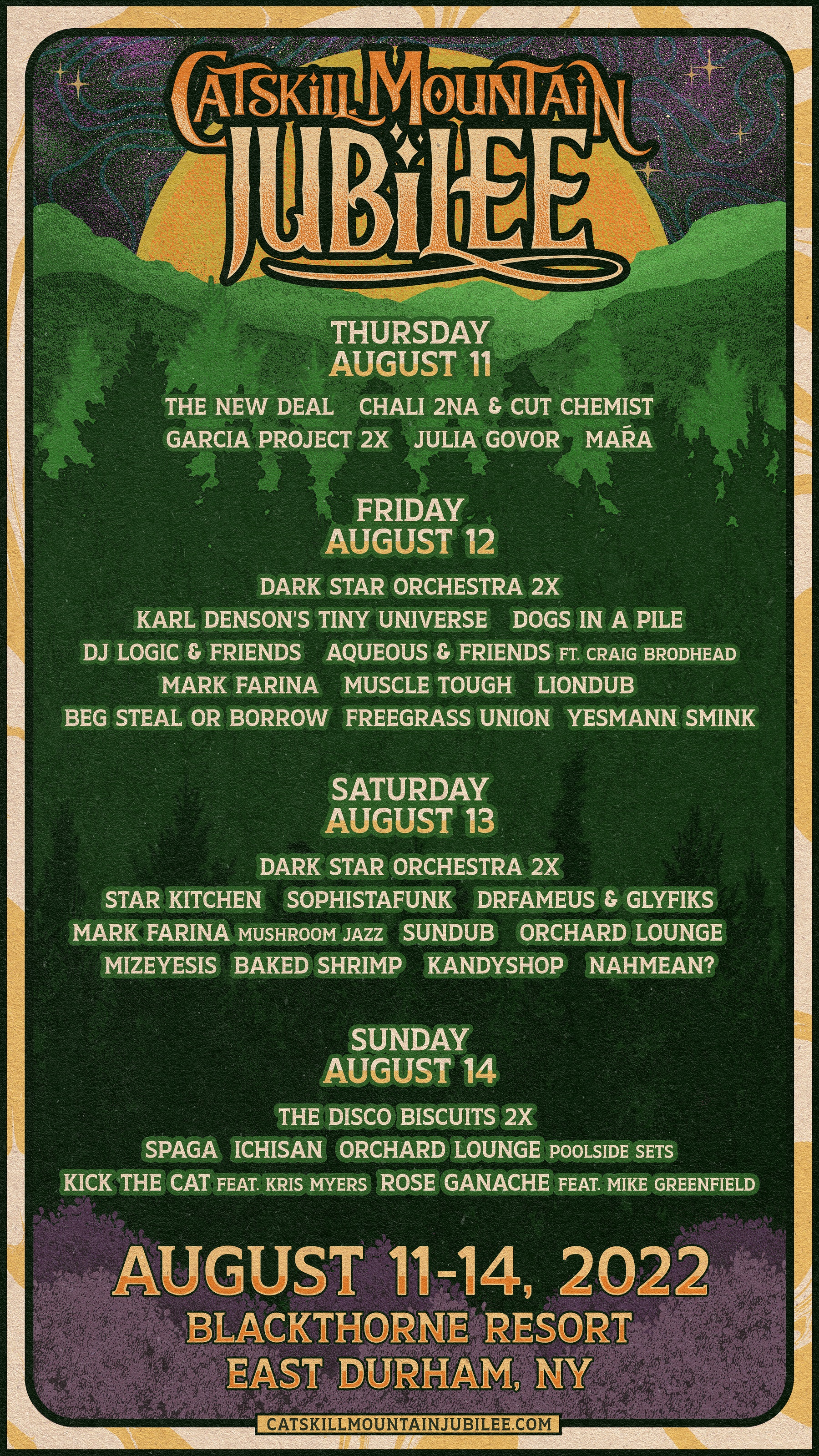 CATSKILL MOUNTAIN JUBILEE FT DARK STAR ORCHESTRA, THE DISCO BISCUITS