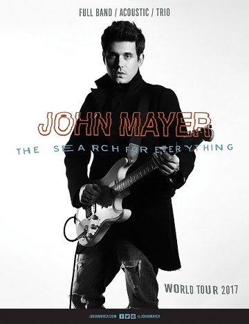 SUMMER CONCERTS ADDDED TO JOHN MAYER’S “THE SEARCH FOR EVERYTHING” WORLD TOUR