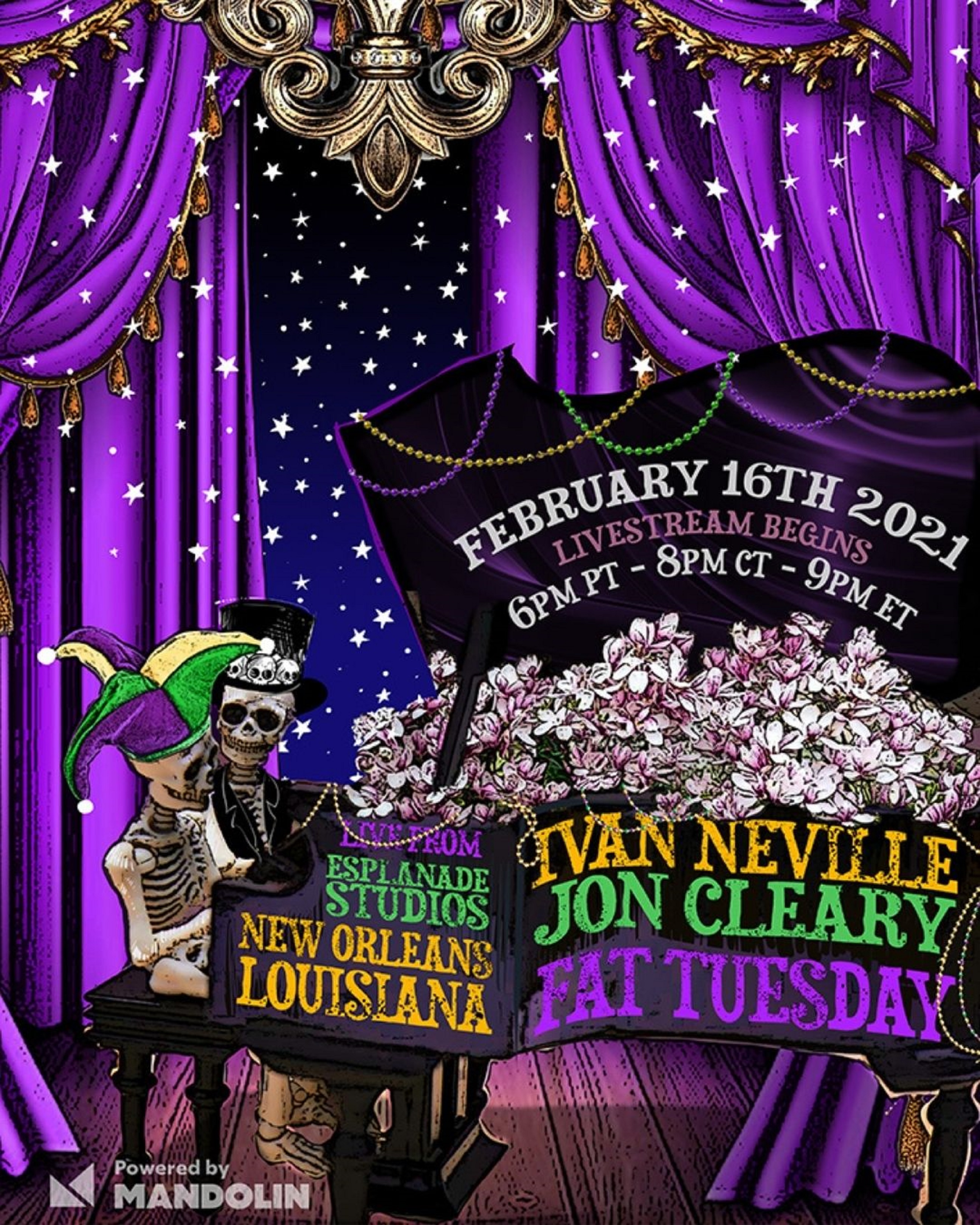 Ivan Neville & Jon Cleary Duo Mardi Gras Special