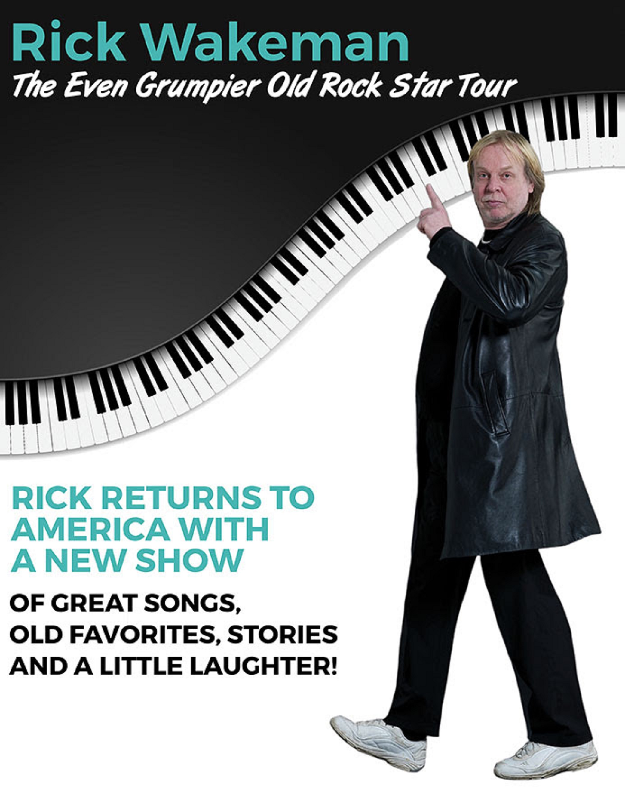 RICK WAKEMAN Returns to the US with a Solo Show Full of Music and Mirth