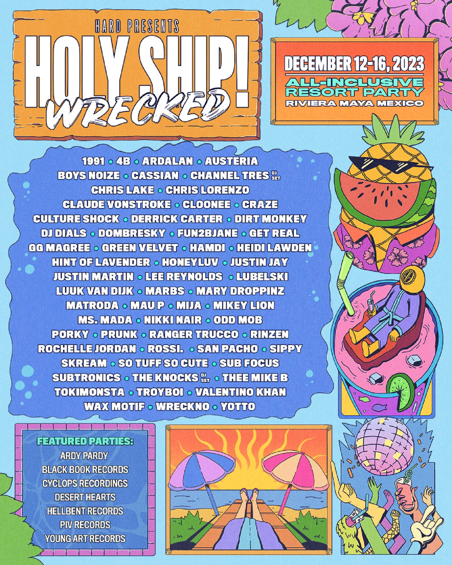 Holy Ship! Wrecked Announces Lineup for 2023 Edition