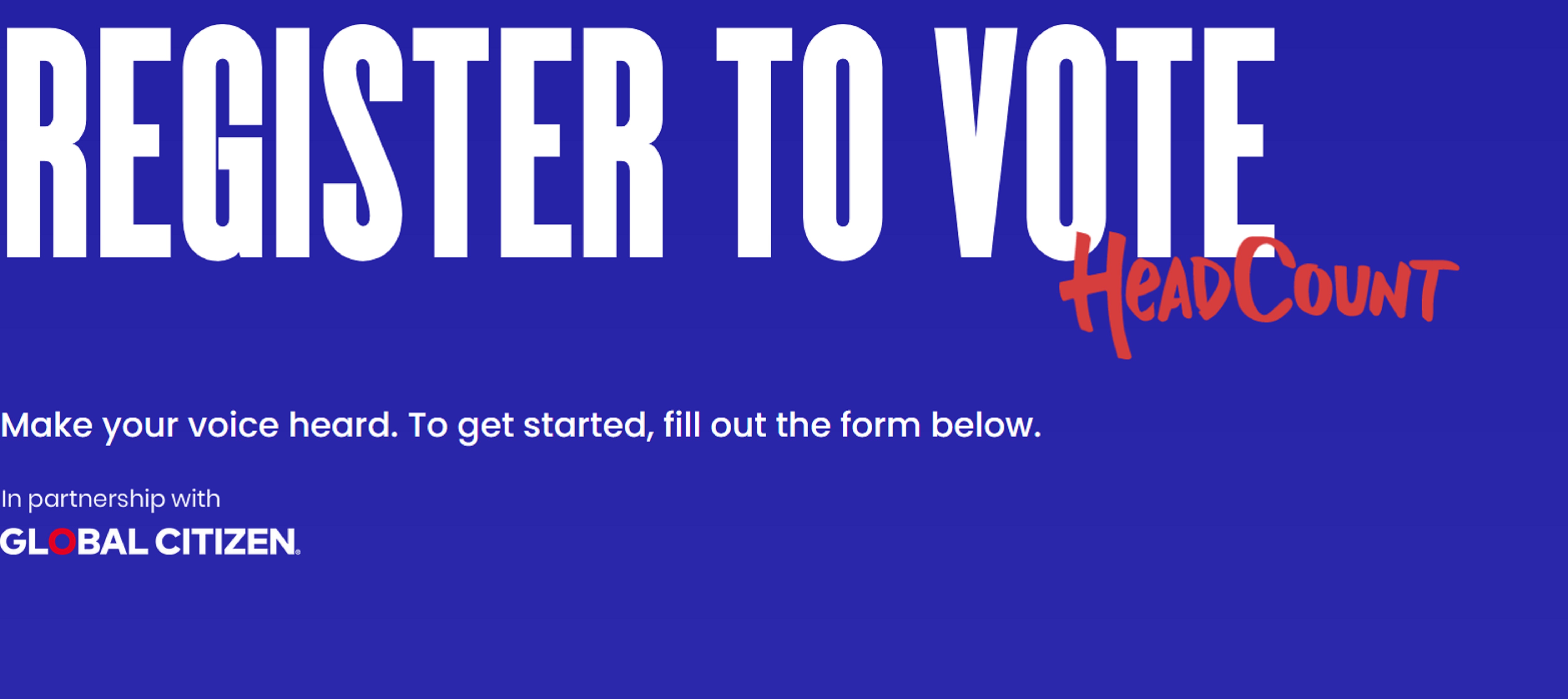 Today is National Voter Registration Day!