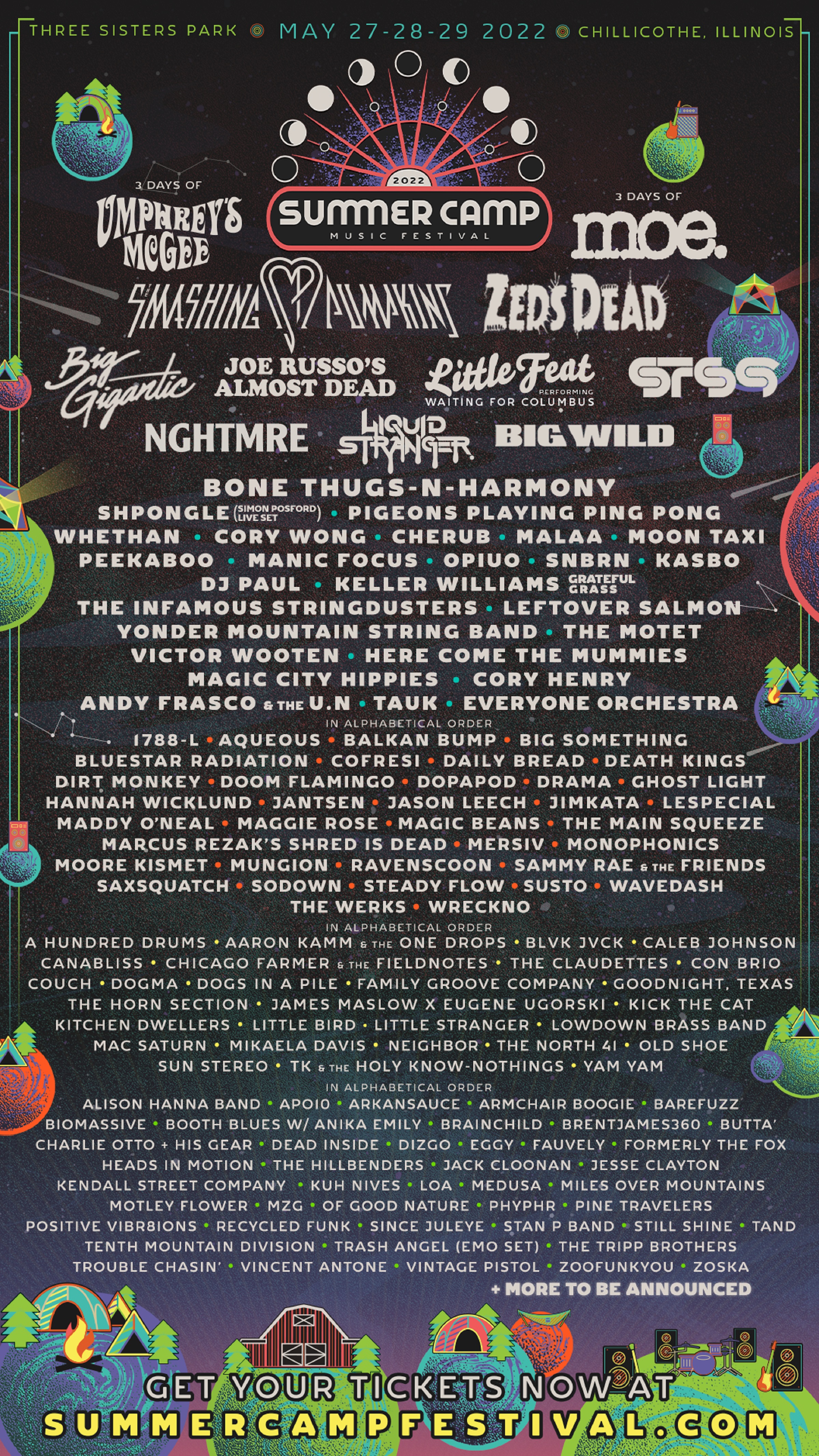 Summer Camp Music Festival Round 3 Artists Announced