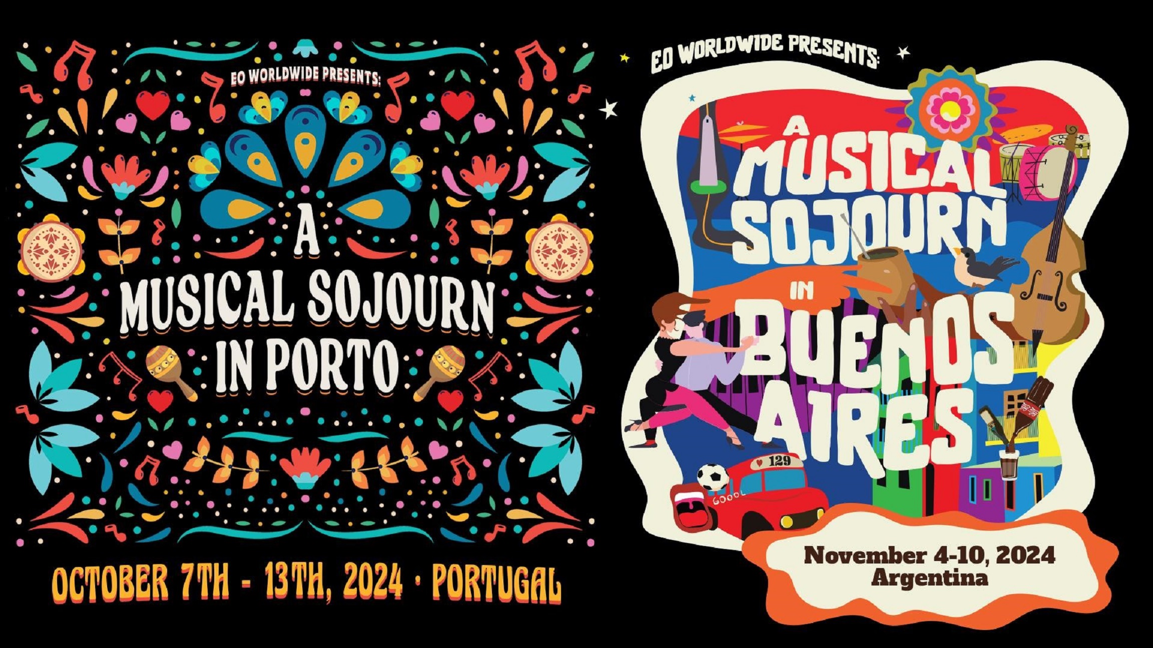 Announcing the 2024 ‘Musical Sojourns’ in Portugal & Argentina