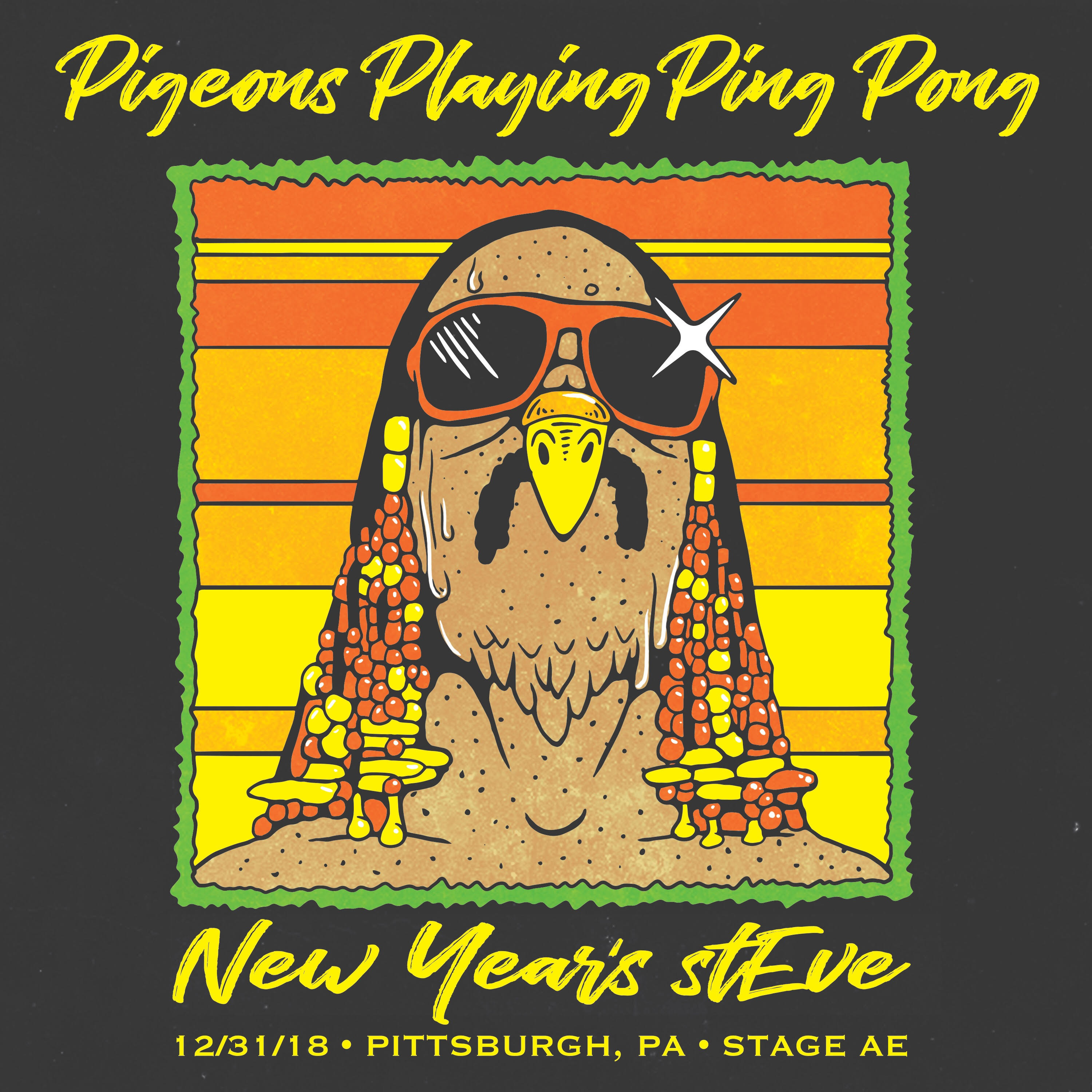 Pigeons Playing Ping Pong Reveals Theme For NYE 2018