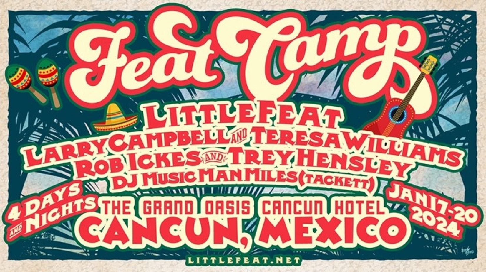 Little Feat announces Feat Camp
