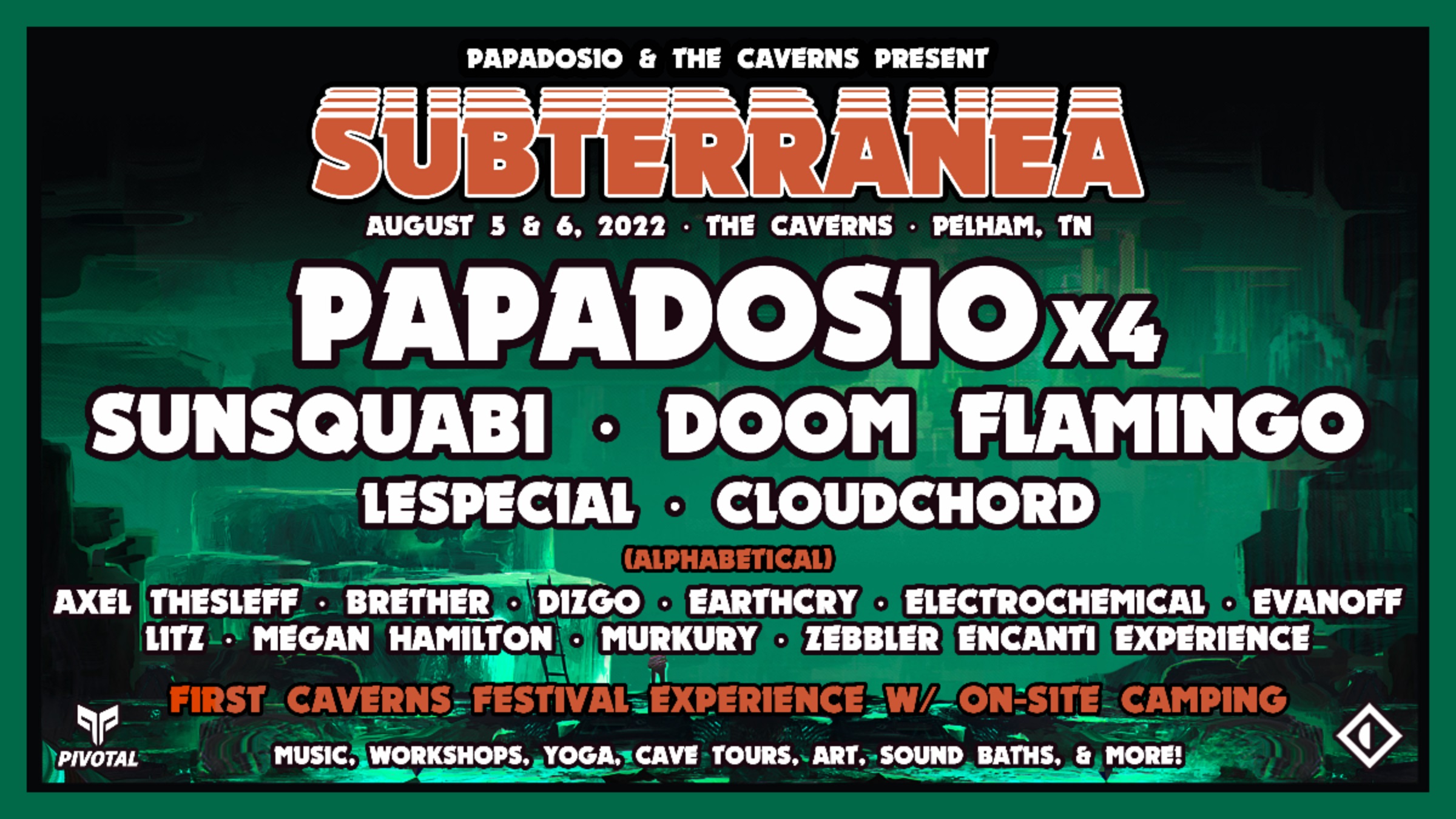 Papadosio & The Caverns Relaunch New Weekend Festival: Subterranea
