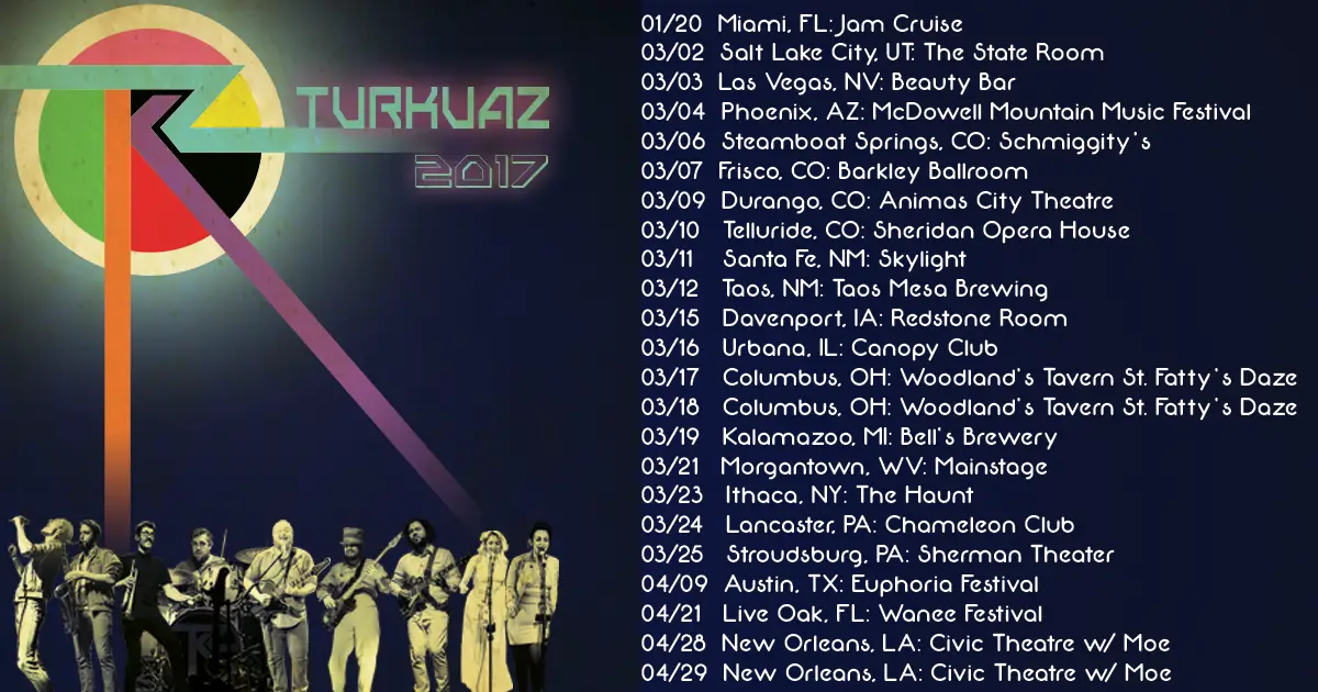 Turkuaz Announces 2017 Dates