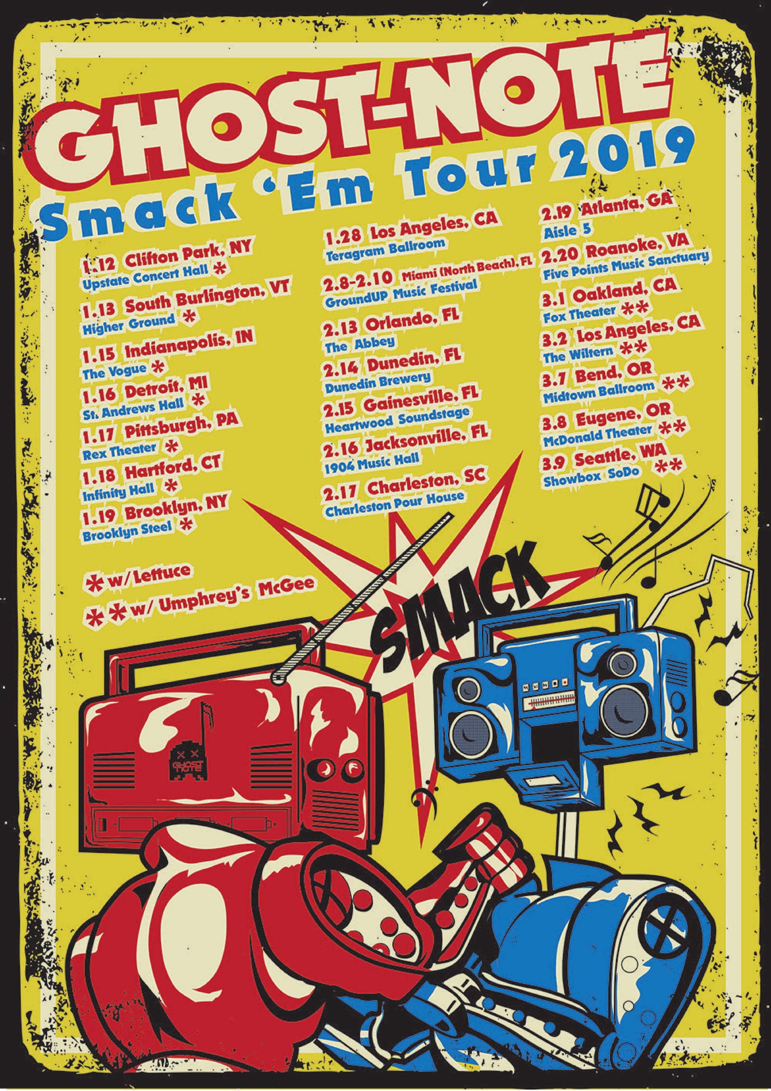 Ghost-Note Announces Smack Em' Tour For Early 2019