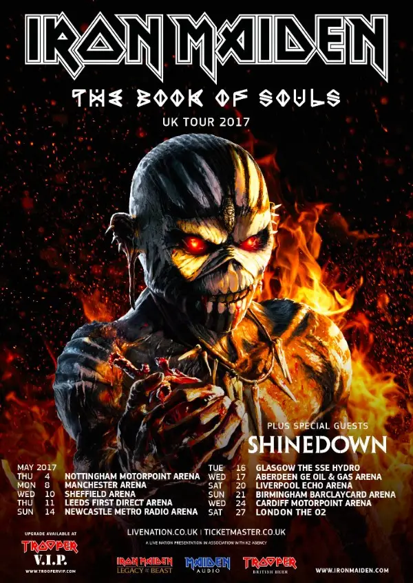 book of souls tour