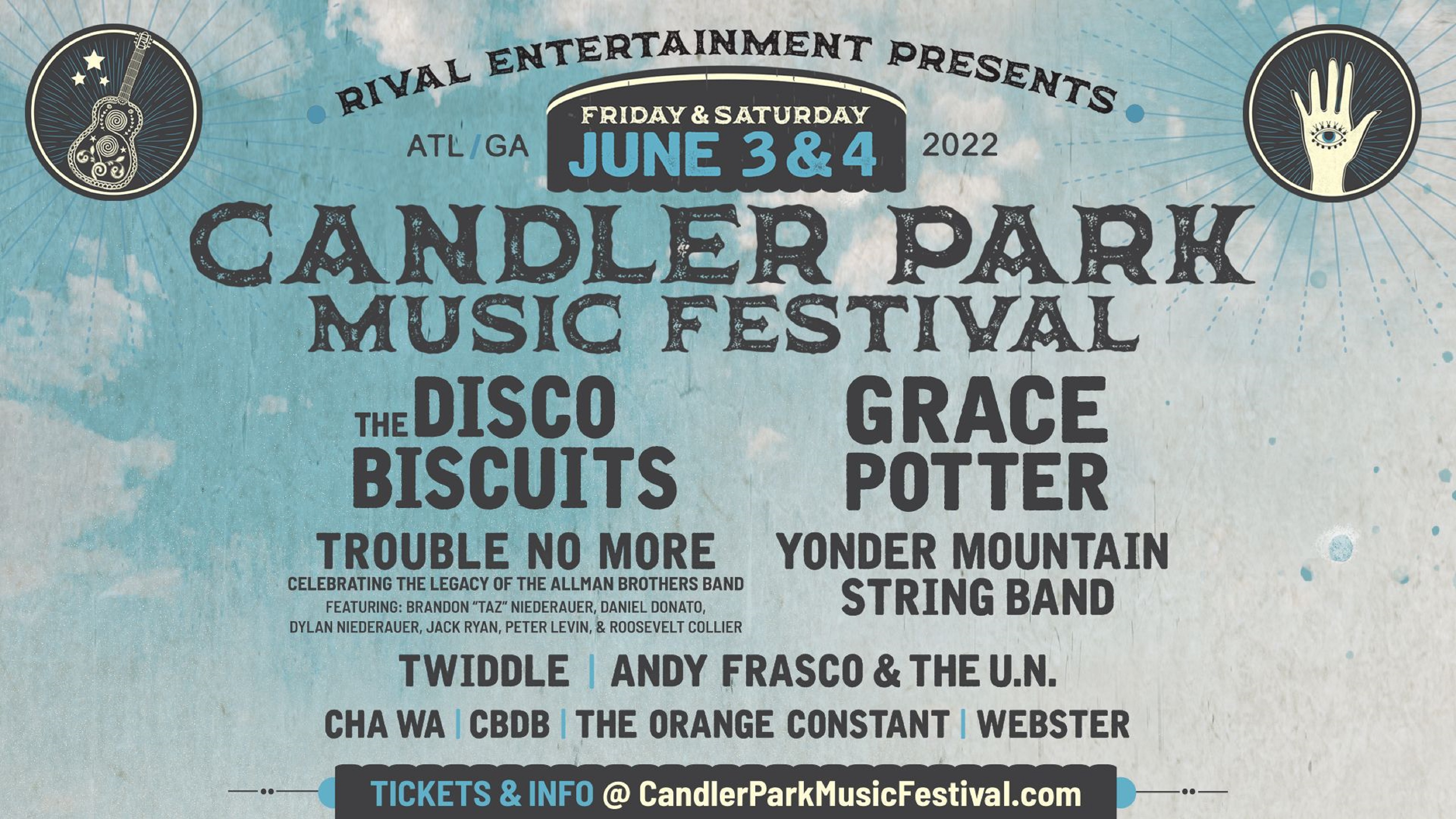 CANDLER PARK MUSIC FESTIVAL IS COMING SOON, JUNE 03 & 04, 2022