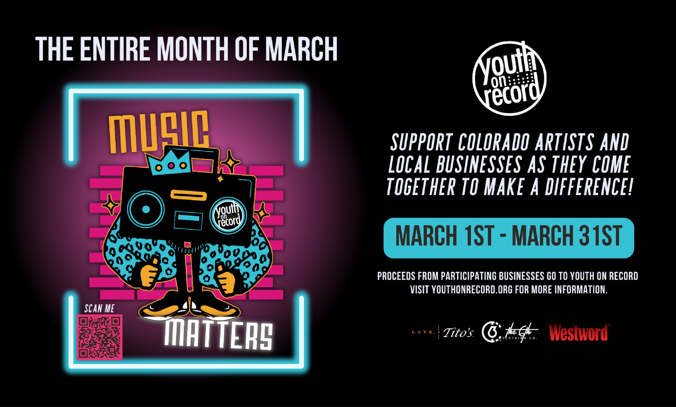 Youth on Record Announces 5th Annual Music Matters March