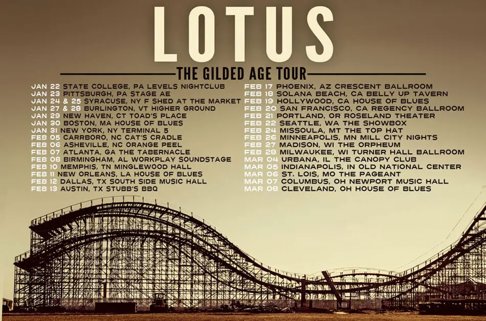 Lotus Announces 2015 Winter Tour