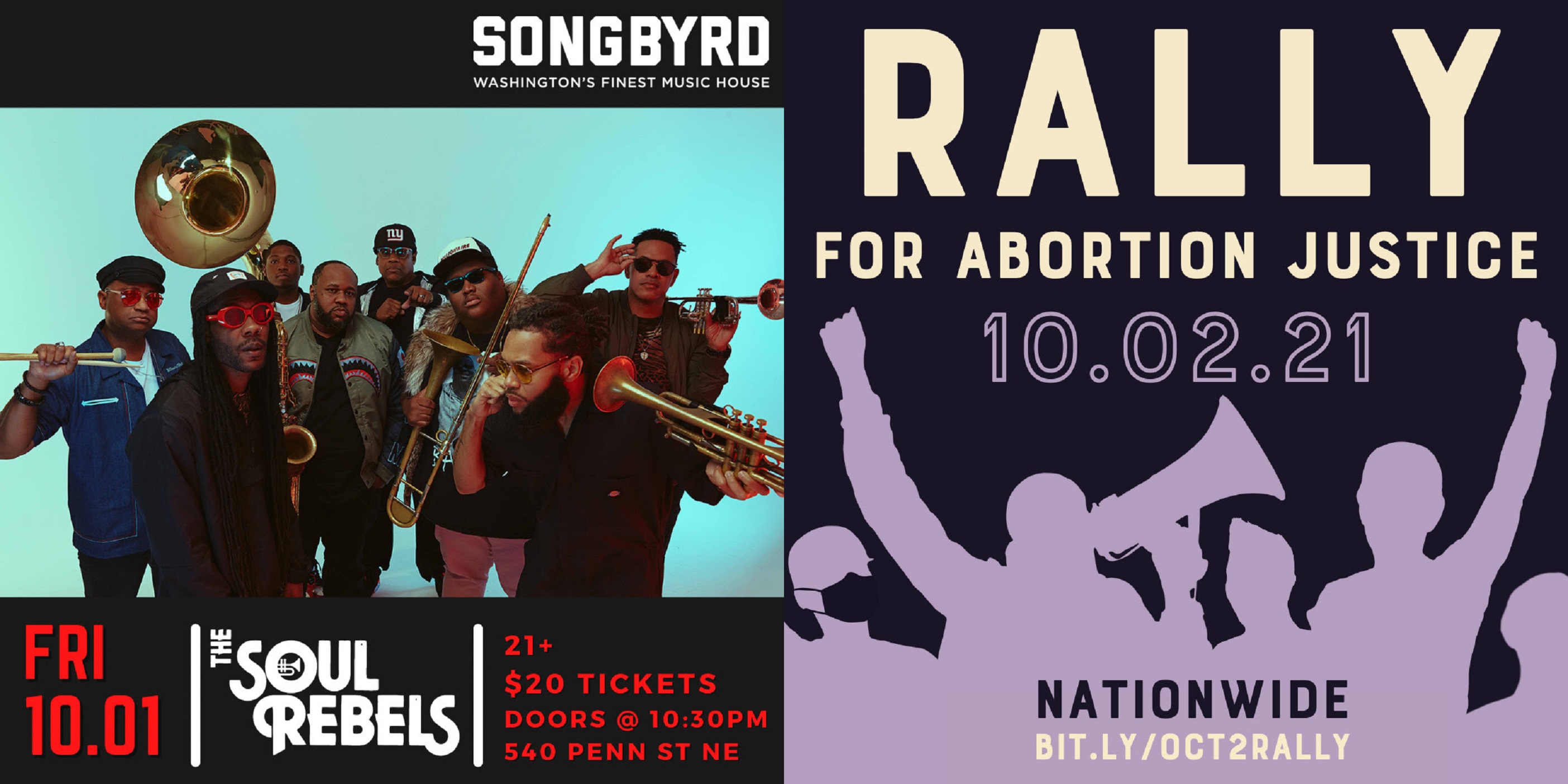 The Soul Rebels Announce Women's March's Rally For Abortion Justice Performance