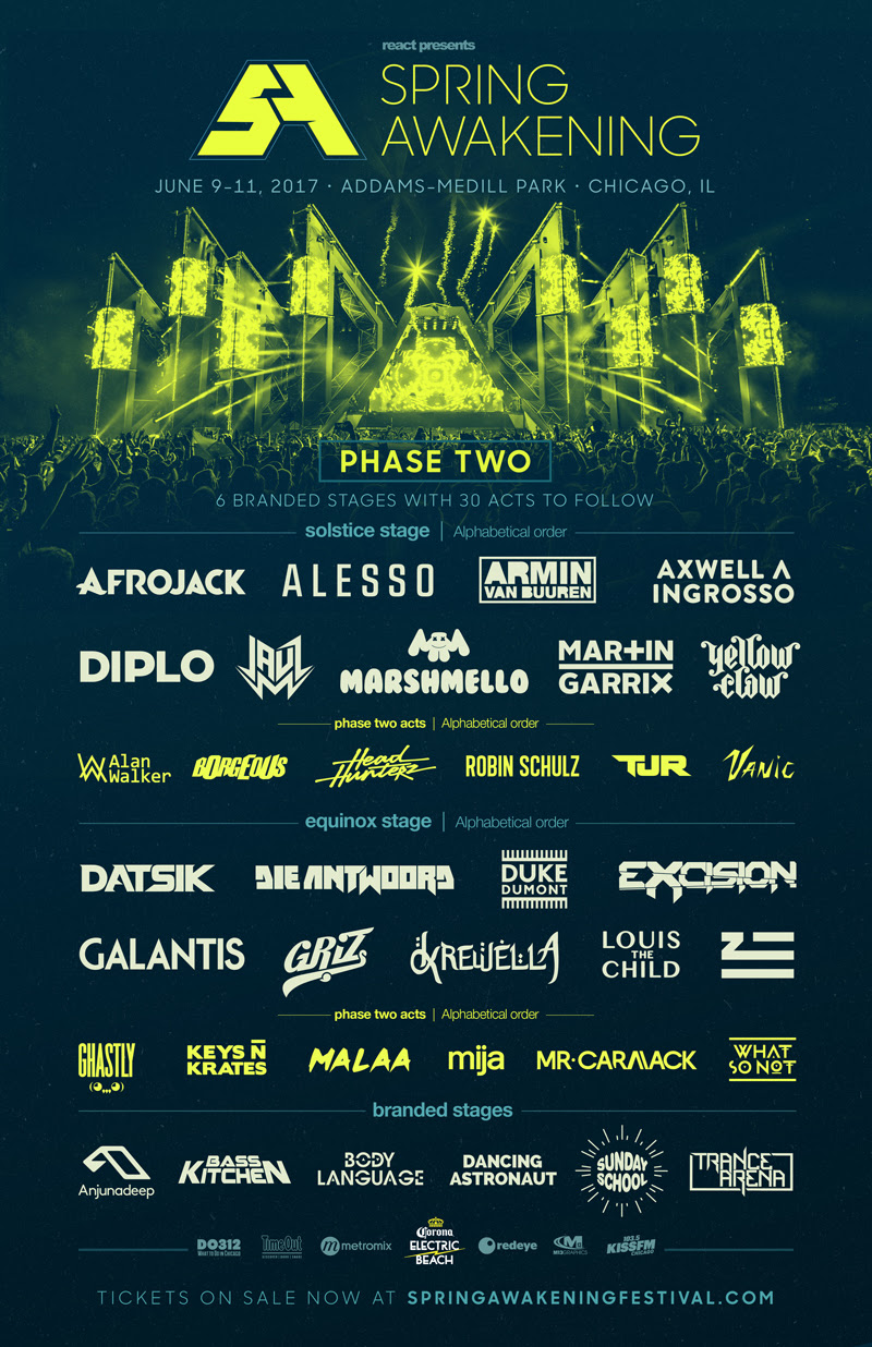 Spring Awakening Announces Phase 2 Lineup