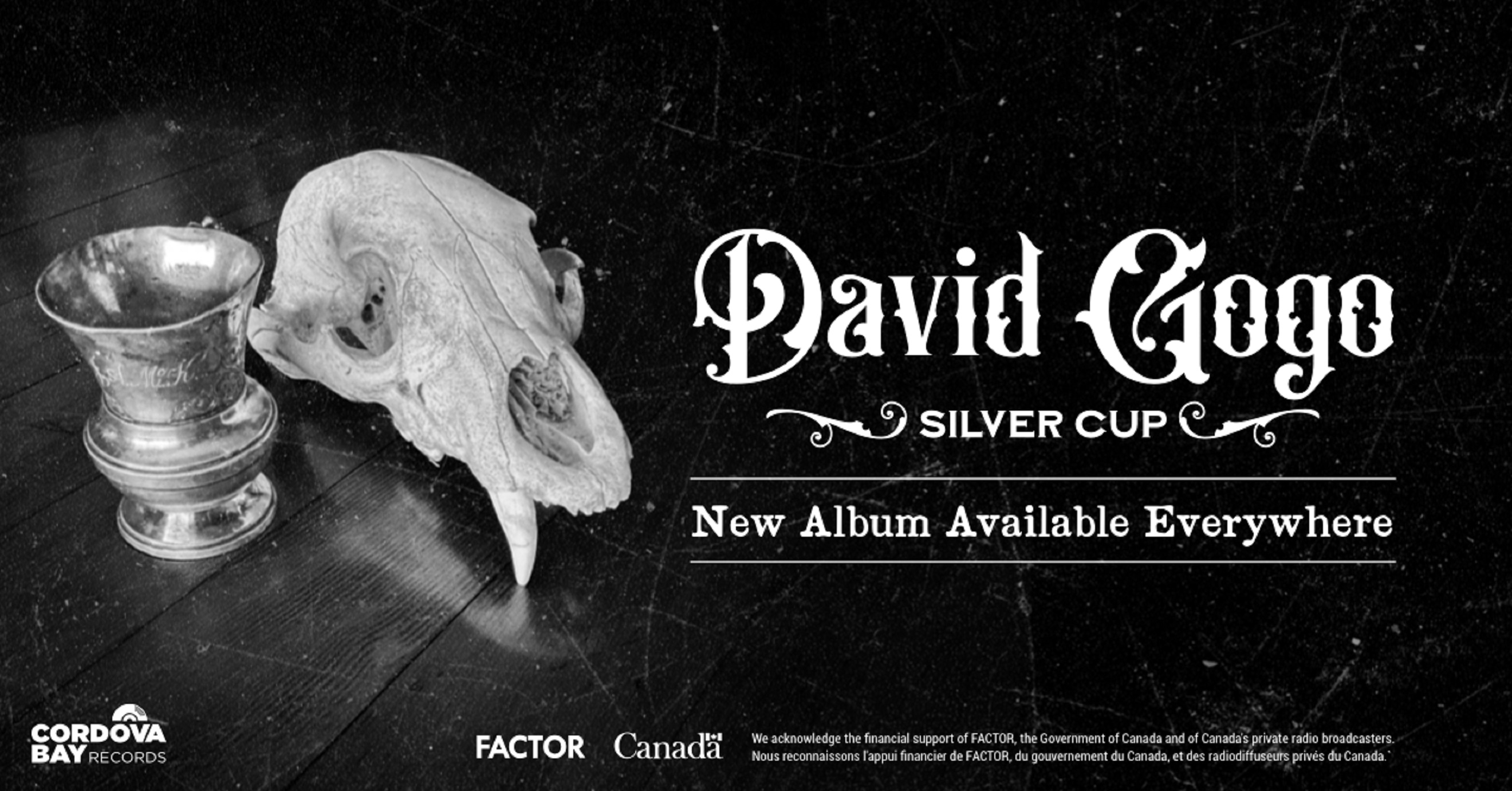 David Gogo Sips from a Silver Cup in New Album