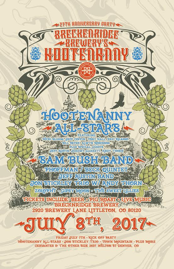 Breckenridge Brewery to sell a limited number of “VIP Experience” ticket upgrades to its Hootenanny