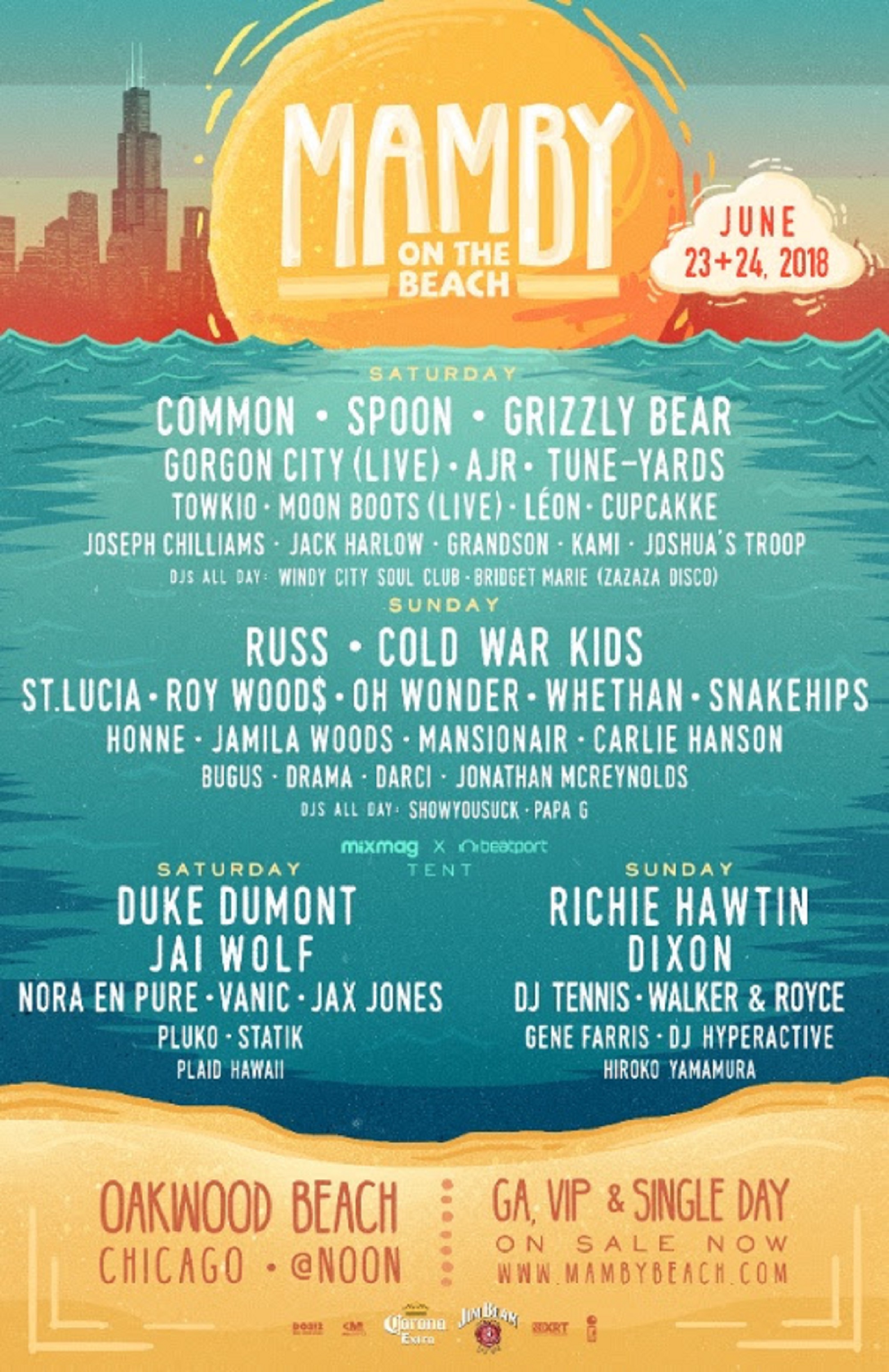 Mamby On The Beach Announces Full 2018 Lineup