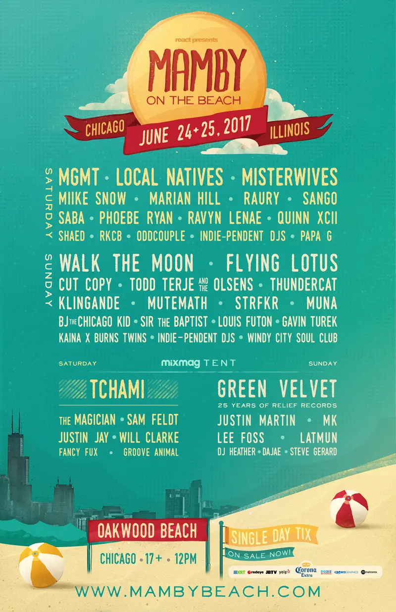 Mamby On The Beach Announce '17 Lineup