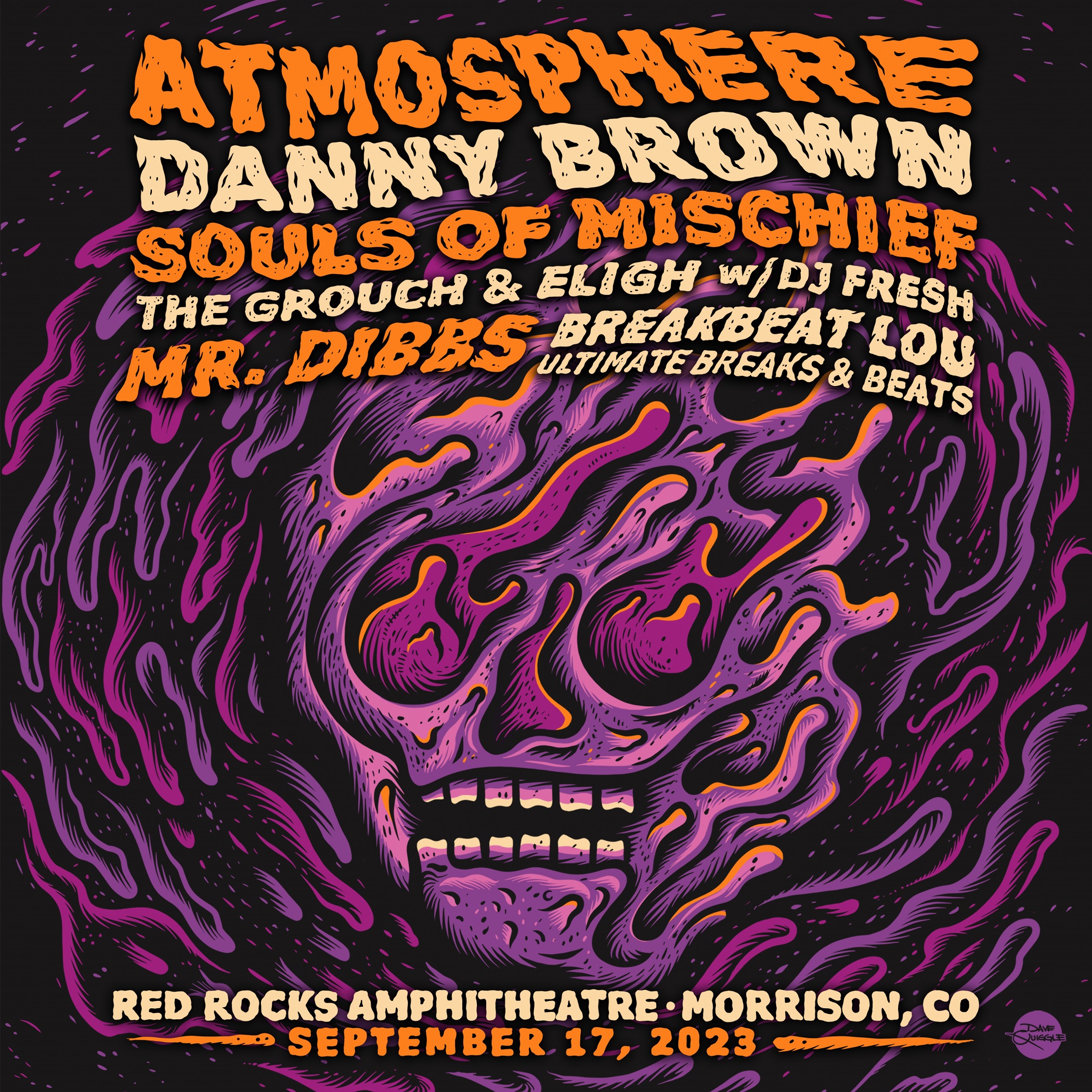 ATMOSPHERE live at Red Rocks Amphitheatre on Sunday, September 17, 2023