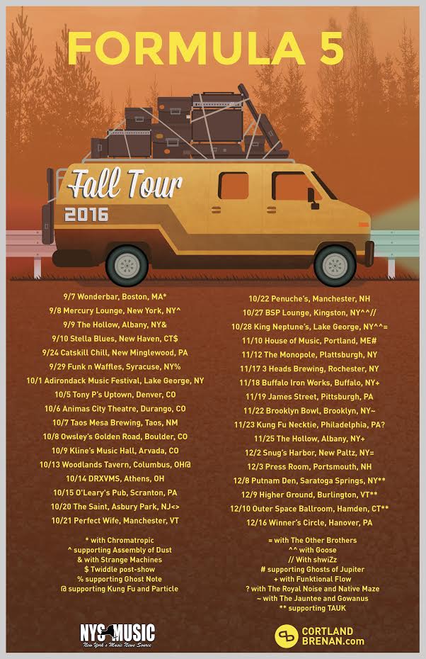 Formula 5 Announces Extensive Fall Tour