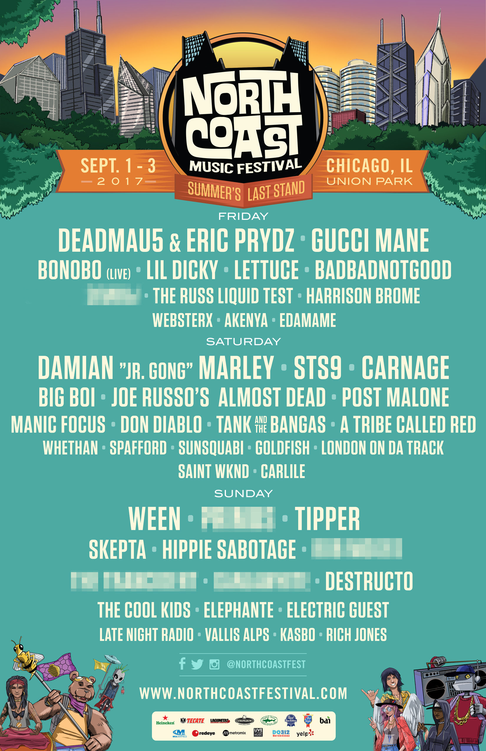 North Coast Music Festival Announces 2019 Lineup Grateful Web