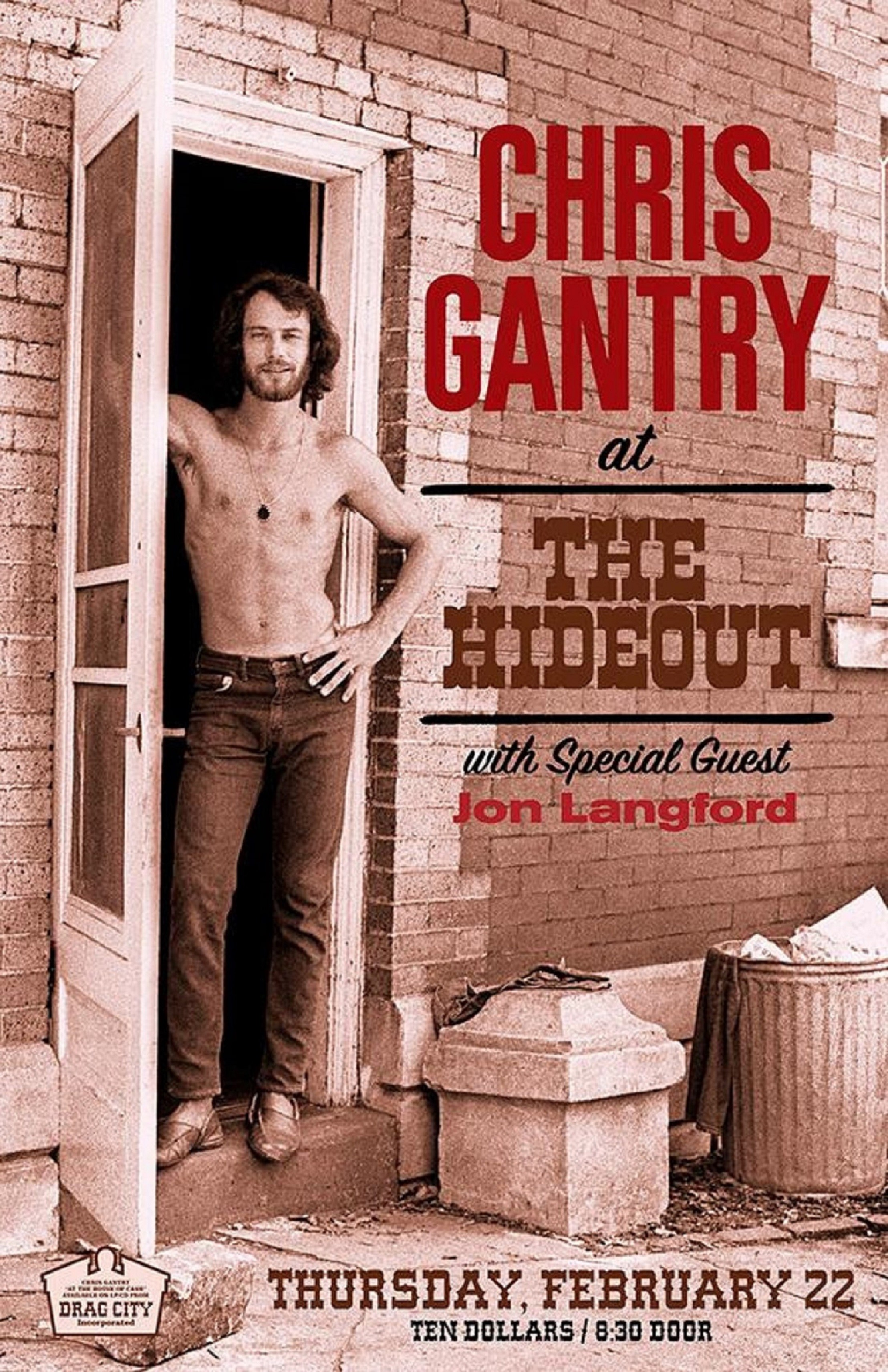CHRIS GANTRY BRINGS PSYCHOACTIVE OUTLAW COUNTRY TUNES TO CHICAGO