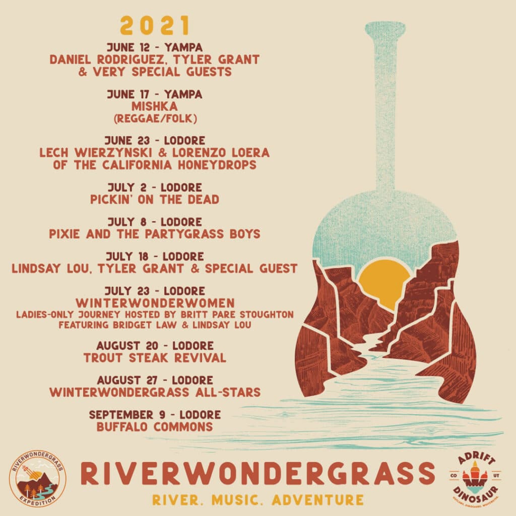 WinterWonderGrass Announces 2021 RiverWonderGrass Expedition Lineup