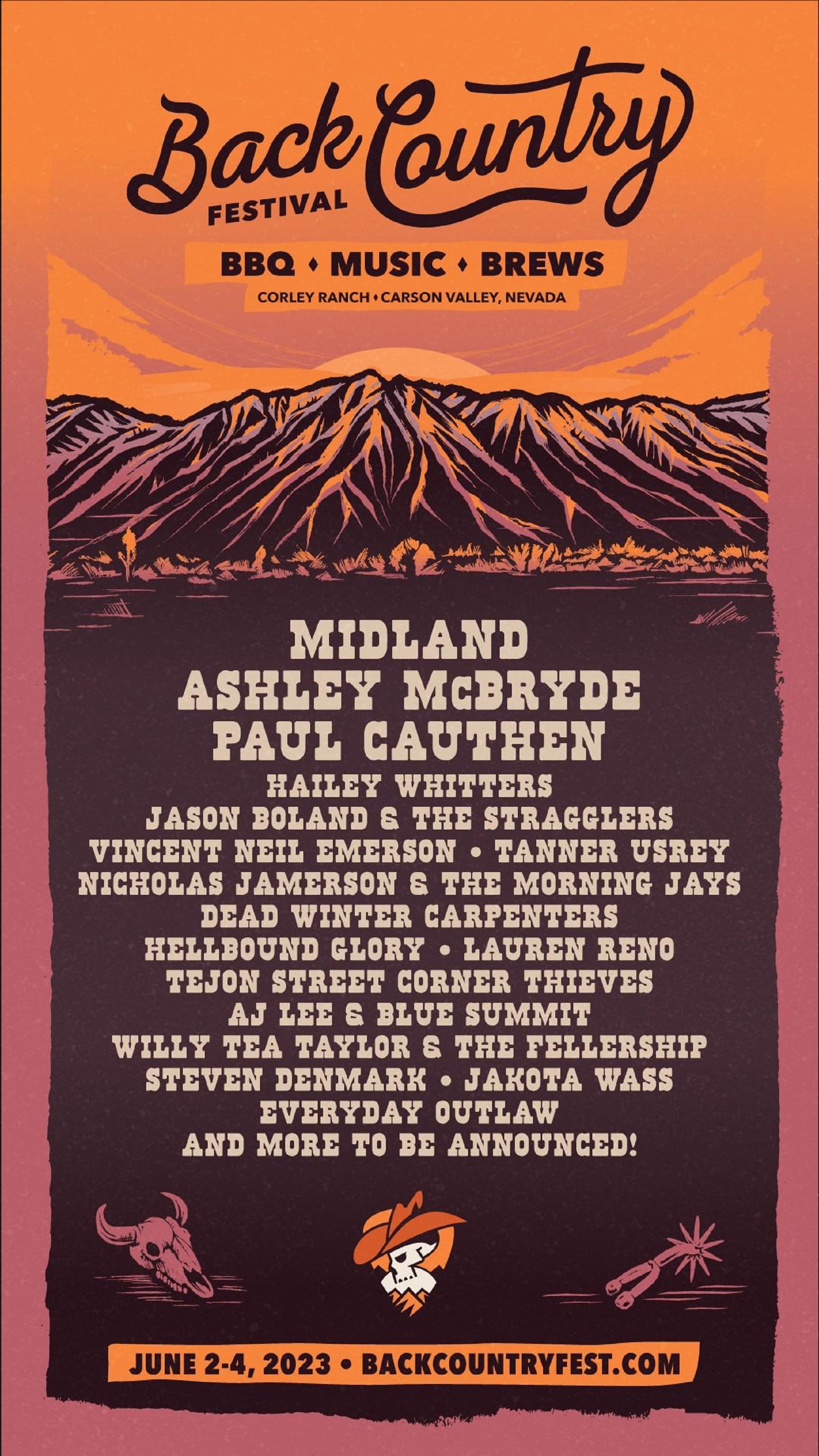 BACKCOUNTRY FESTIVAL ANNOUNCES STELLAR ARTIST LINEUP FOR INAUGURAL EVENT