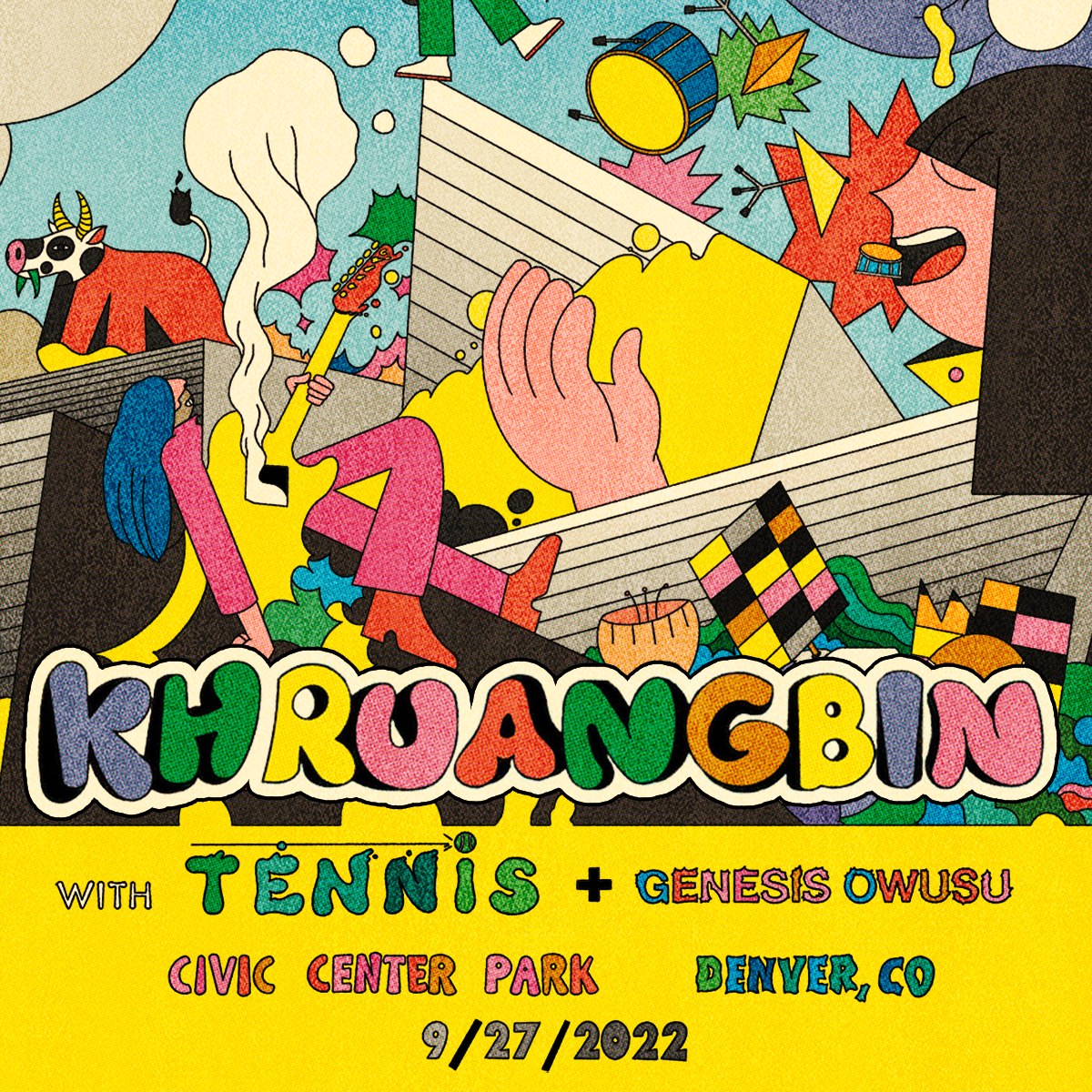 Khruangbin to play Civic Center Park in Denver, September 27th