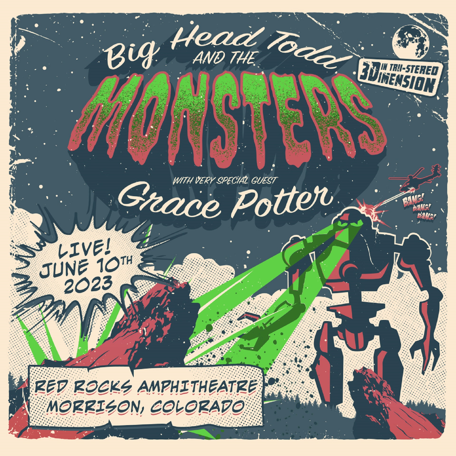 Big Head Todd and the Monsters + Grace Potter Announce Red Rocks show | 6/10/23