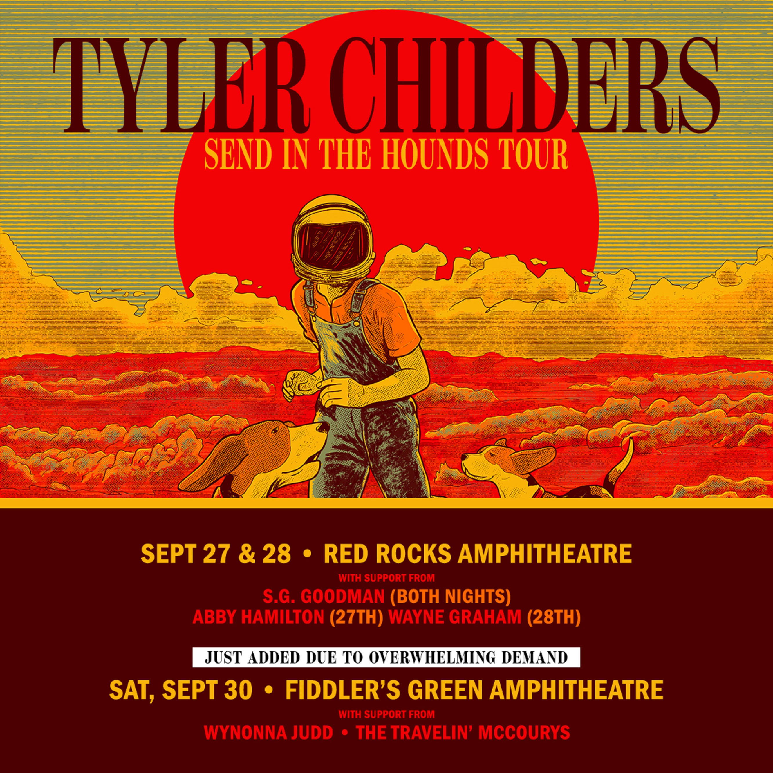 Tyler Childers adds third show Colorado show