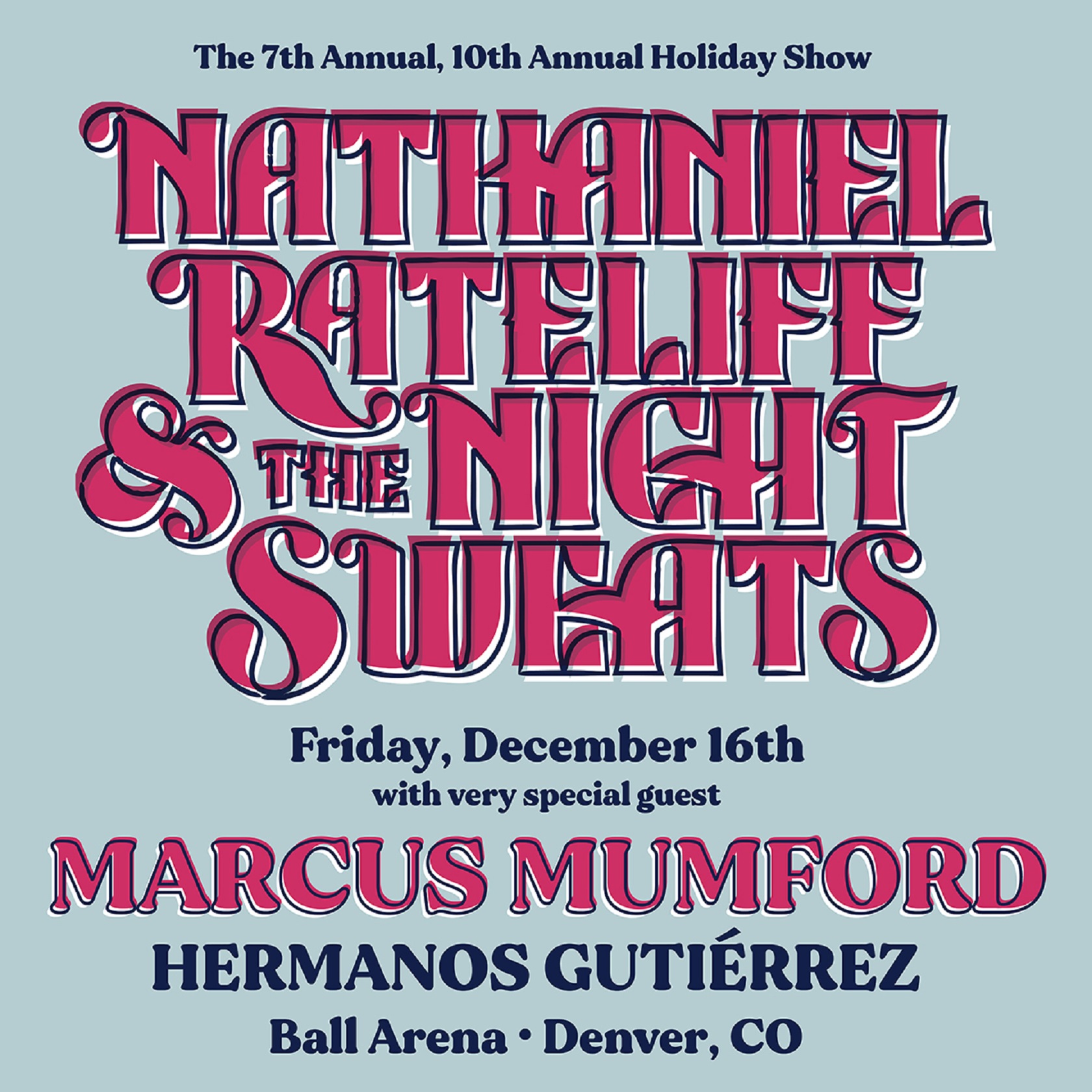 Nathaniel Rateliff & The Night Sweats confirms Seventeenth Annual Holiday Show in Denver on December 16