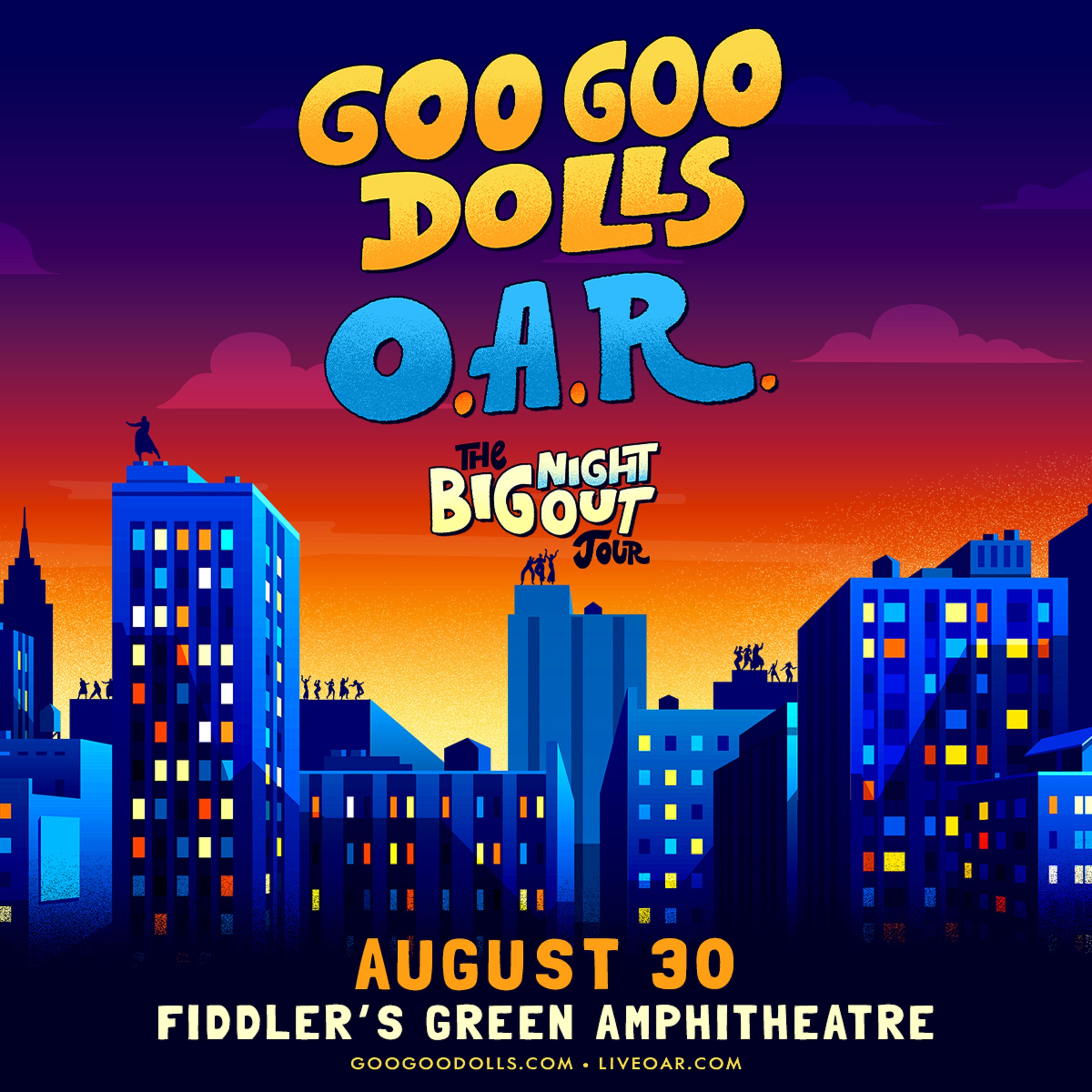 GOO GOO DOLLS ANNOUNCE ‘THE BIG NIGHT OUT’ SUMMER 2023 TOUR WITH O.A.R.