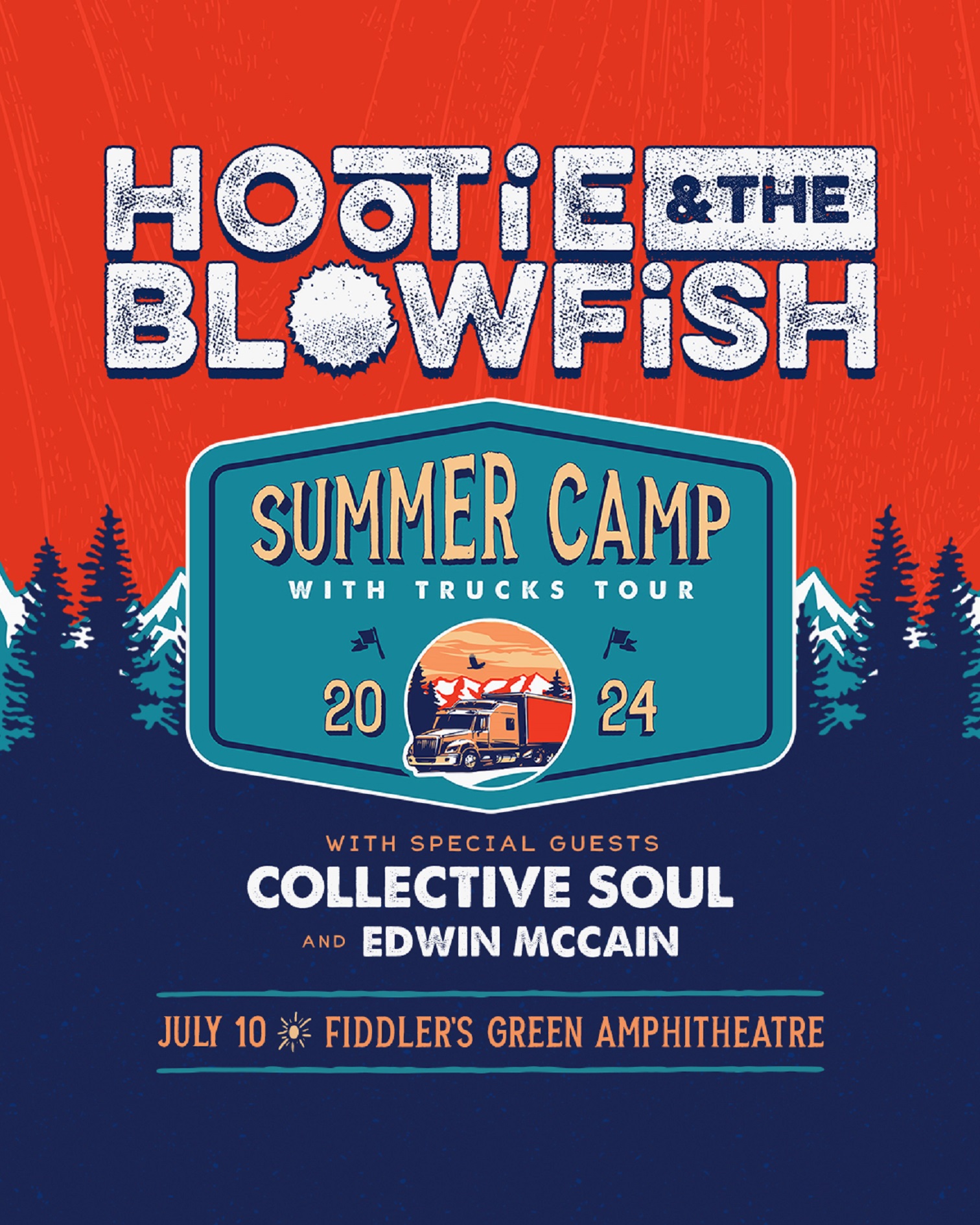 Hootie & the Blowfish Announce 2024 'Summer Camp with Trucks' Tour with Collective Soul and Edwin McCain