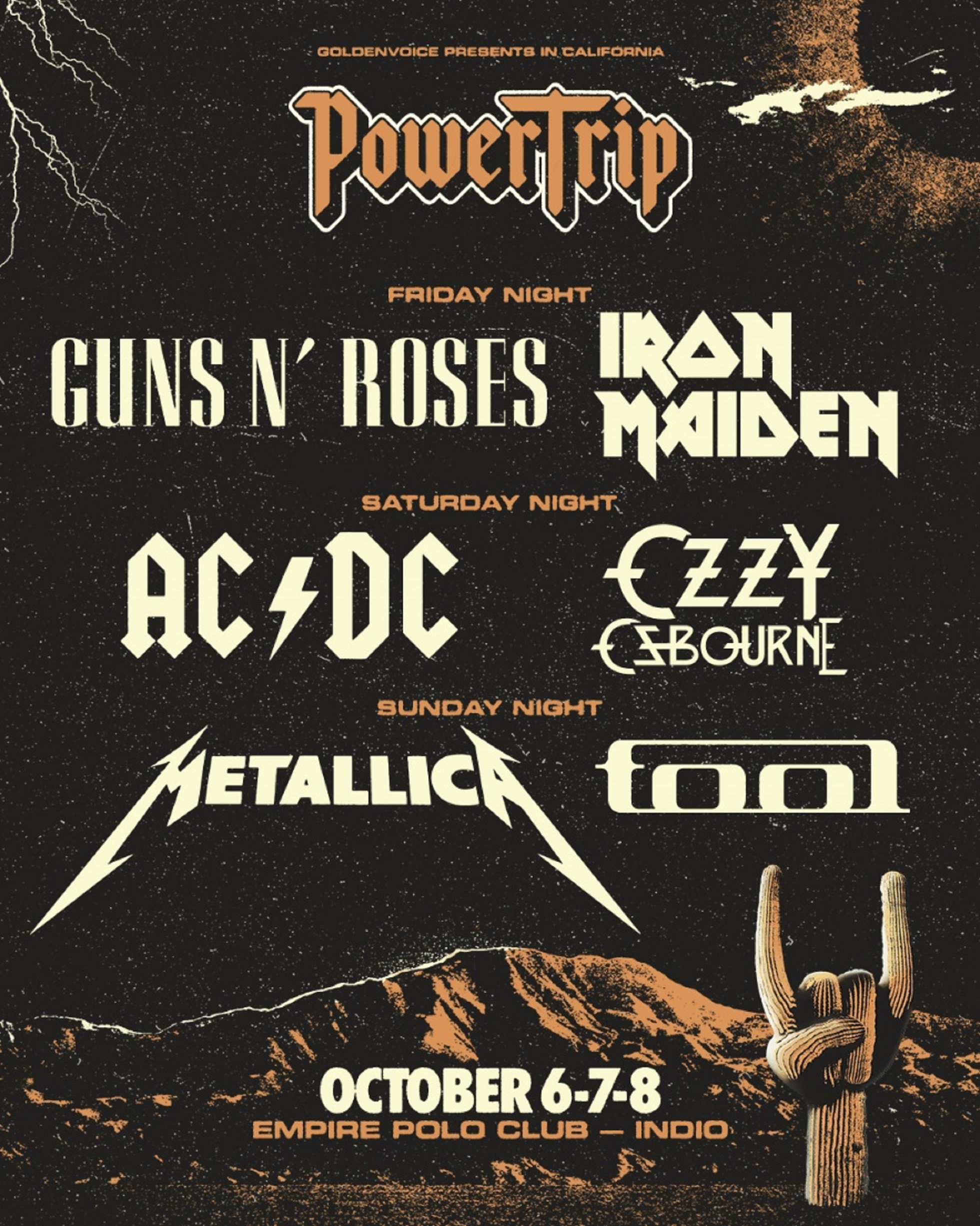 POWER TRIP Featuring Ozzy, AC/DC, Metallica, Iron Maiden