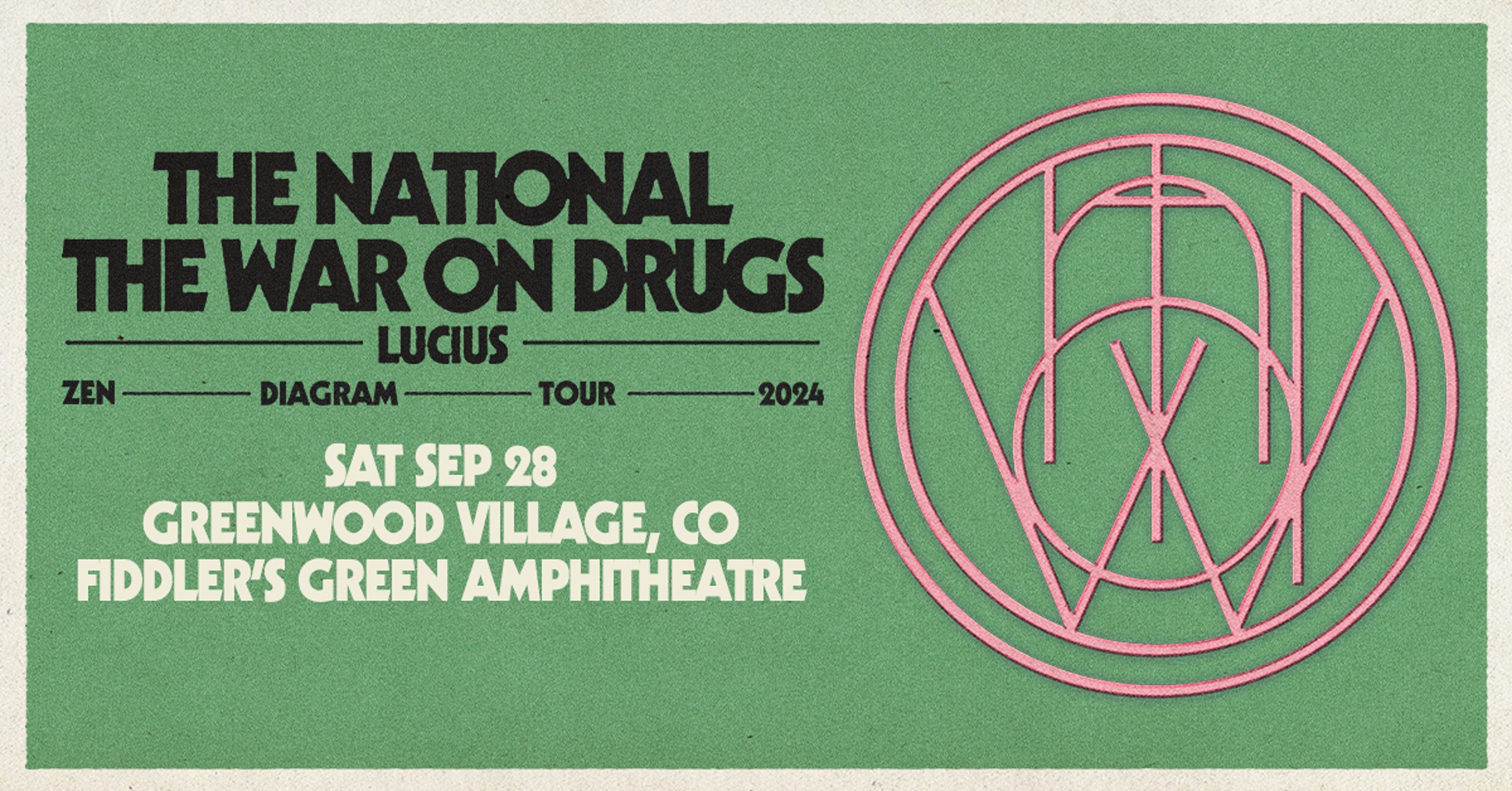 THE NATIONAL AND THE WAR ON DRUGS ANNOUNCE THE ‘ZEN DIAGRAM TOUR’