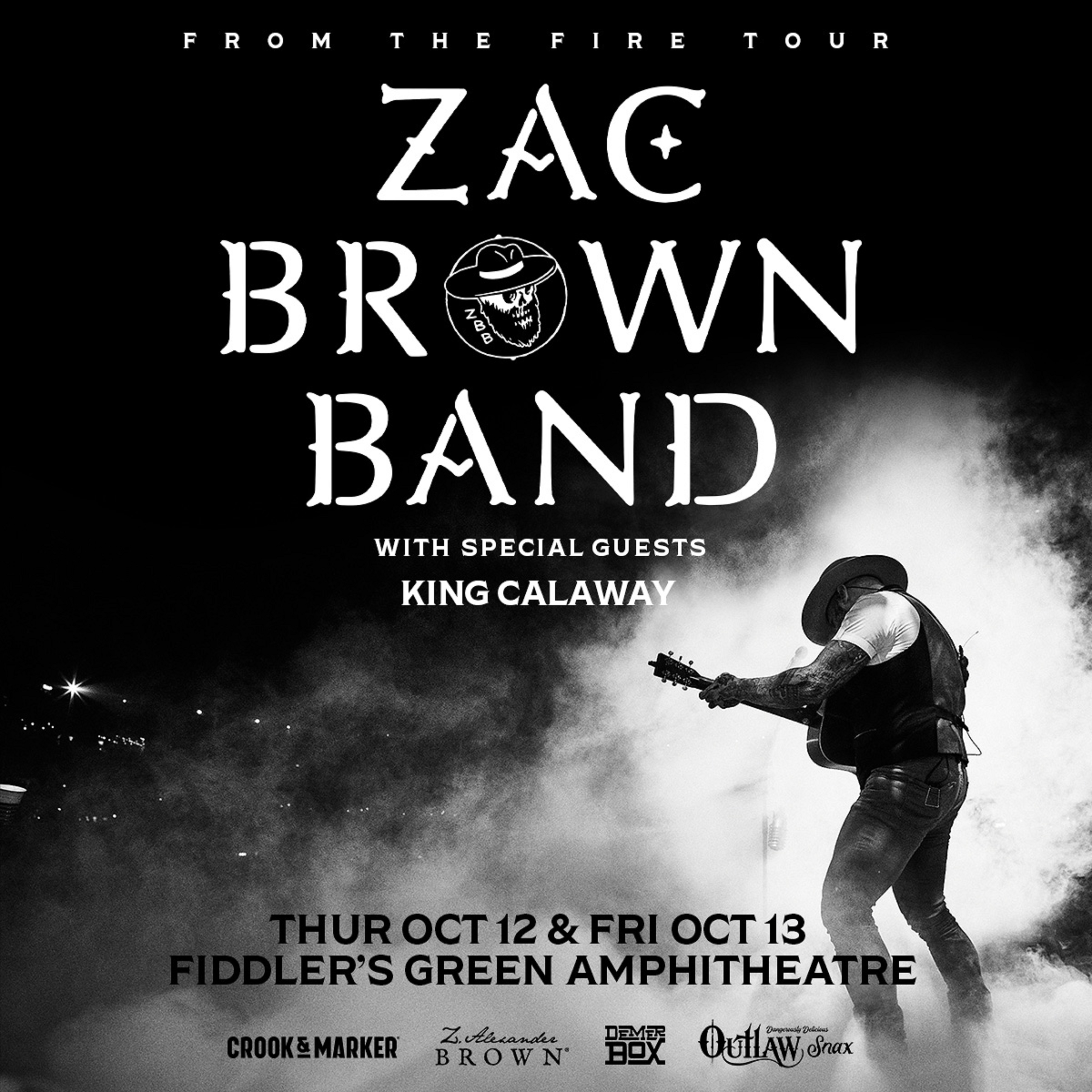 Zac Brown Band Announces 2023 “From The Fire Tour,” Marking Their 10Th ...