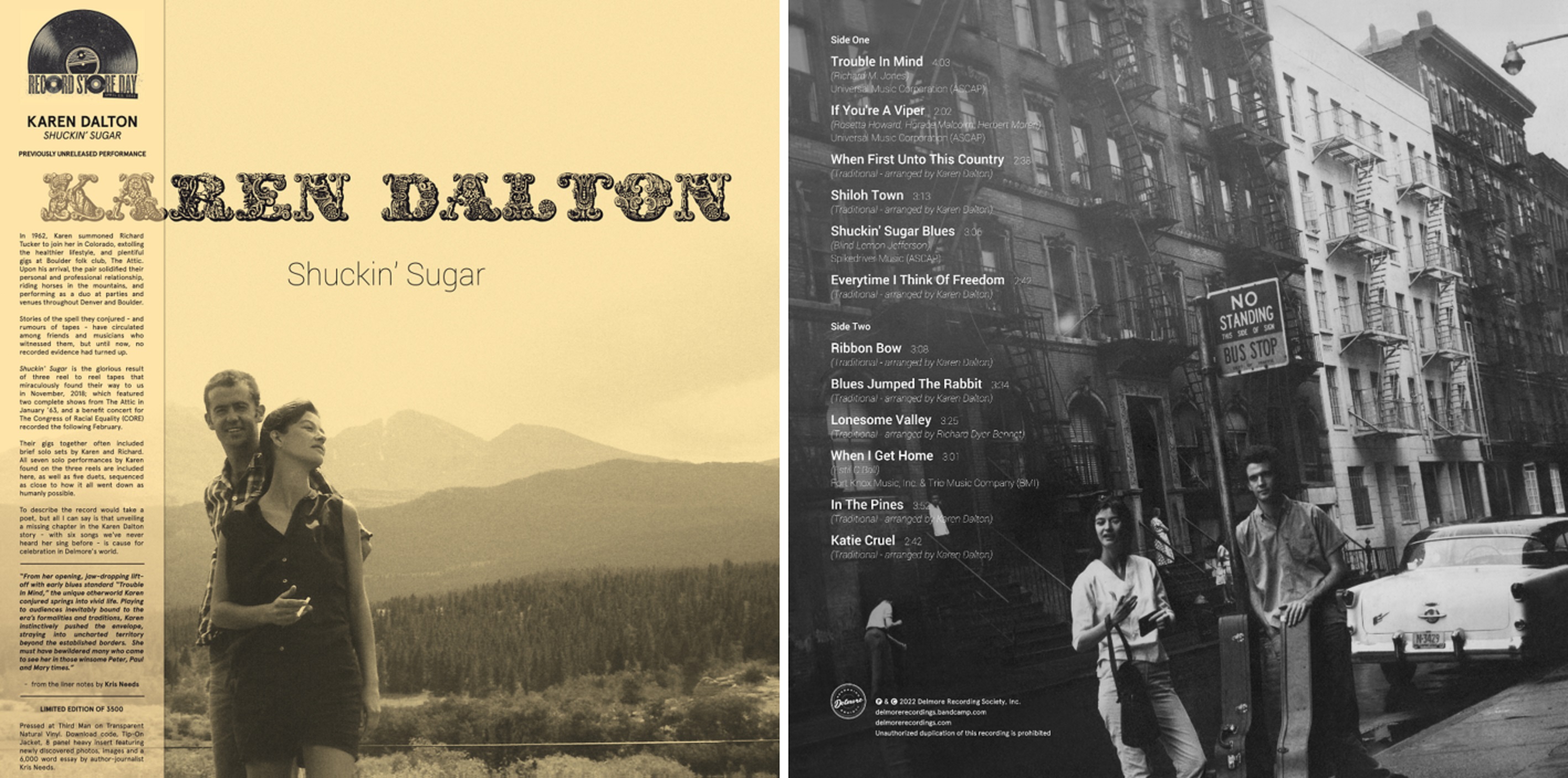 Delmore Recording Society Announces All-New Karen Dalton Collection