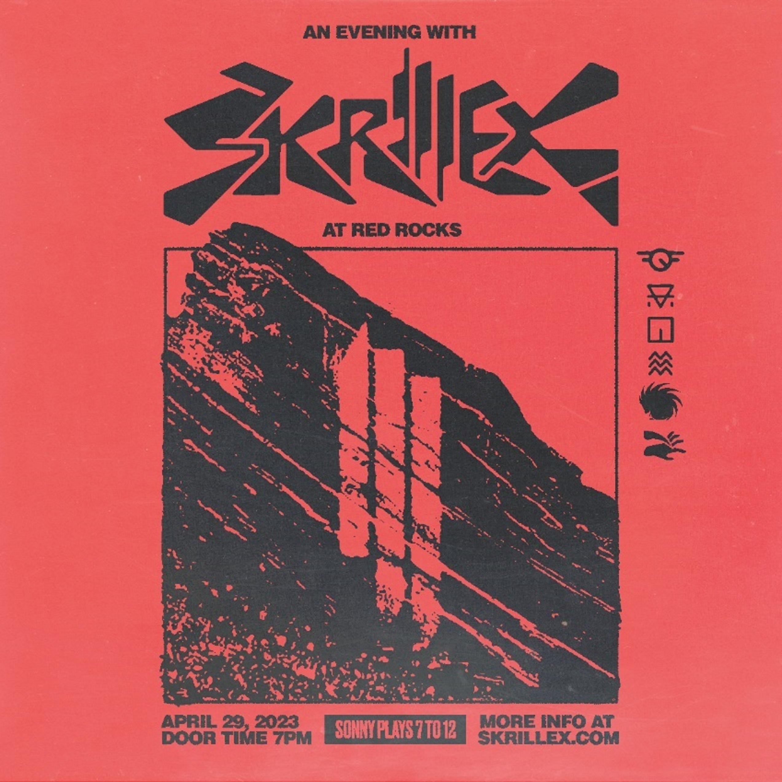 Skrillex just announced Red Rocks Amphitheatre show | 4/29/23