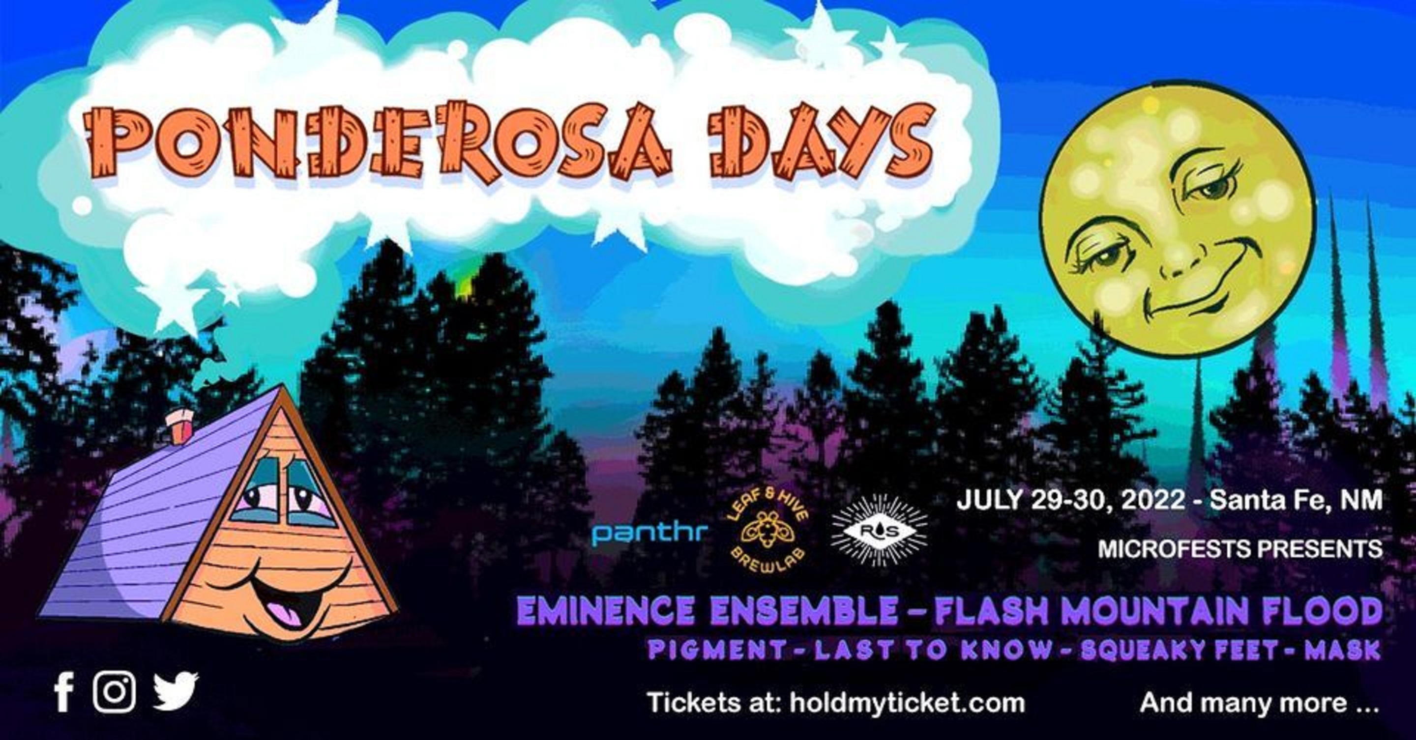 Eminence Ensemble & Flash Mountain Flood To Host Ponderosa Days Next Weekend In Santa Fe, NM