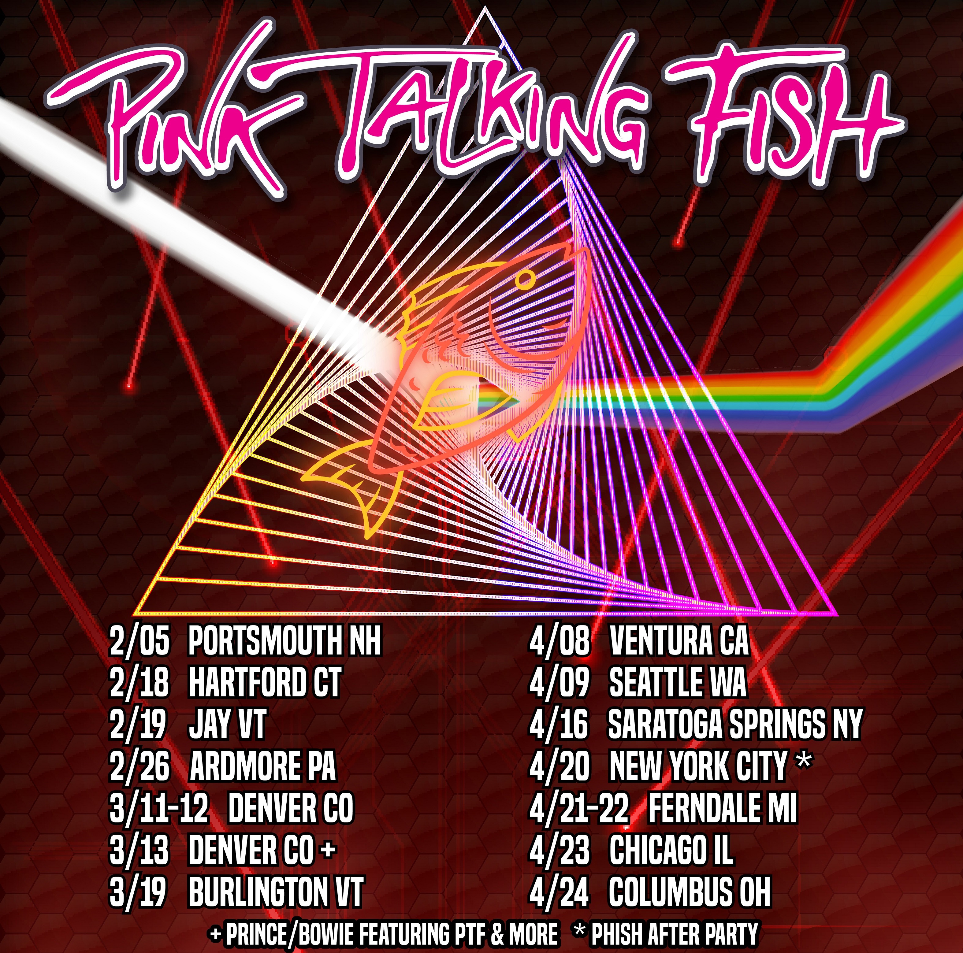 Pink Talking Fish tour kicks off Saturday night in Portsmouth, NH