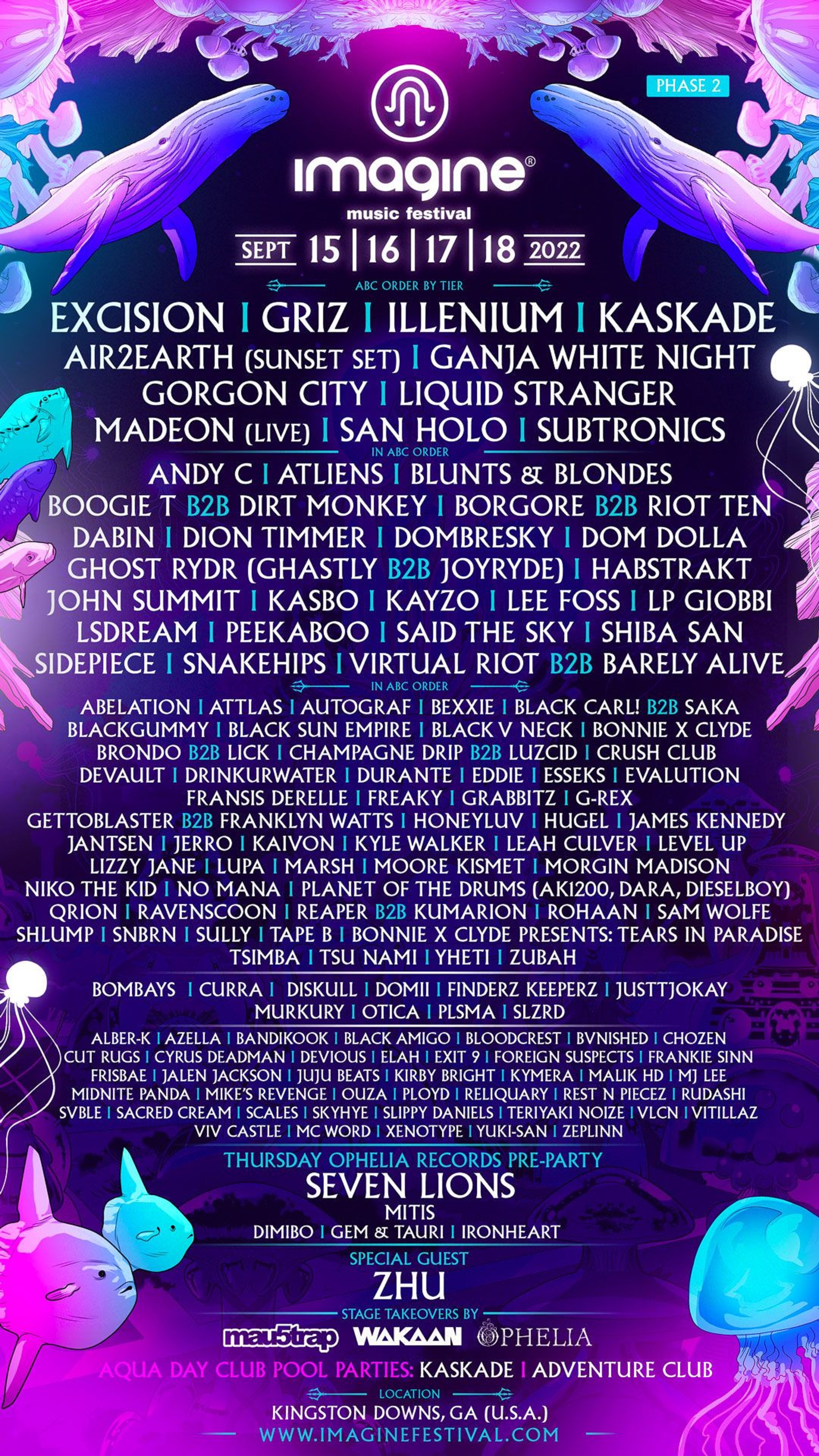 IMAGINE FESTIVAL DOUBLES DOWN WITH PHASE 02 LINEUP