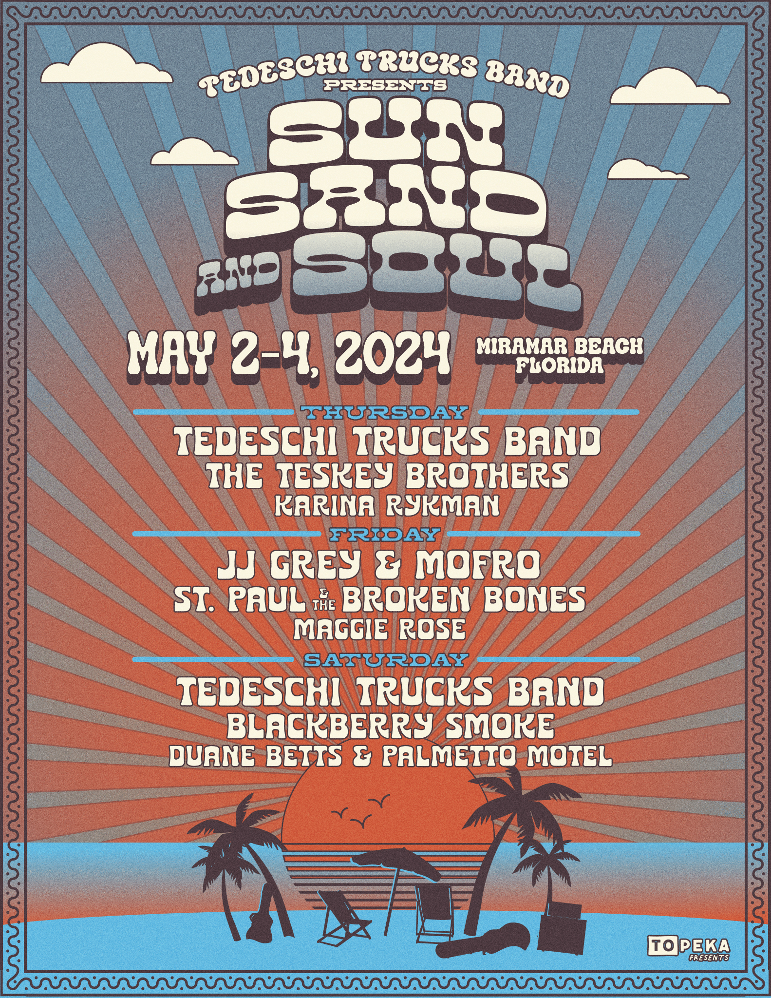Experience the Ultimate Music Vacation: Topeka's Sun, Sand and Soul Weekend with Tedeschi Trucks Band