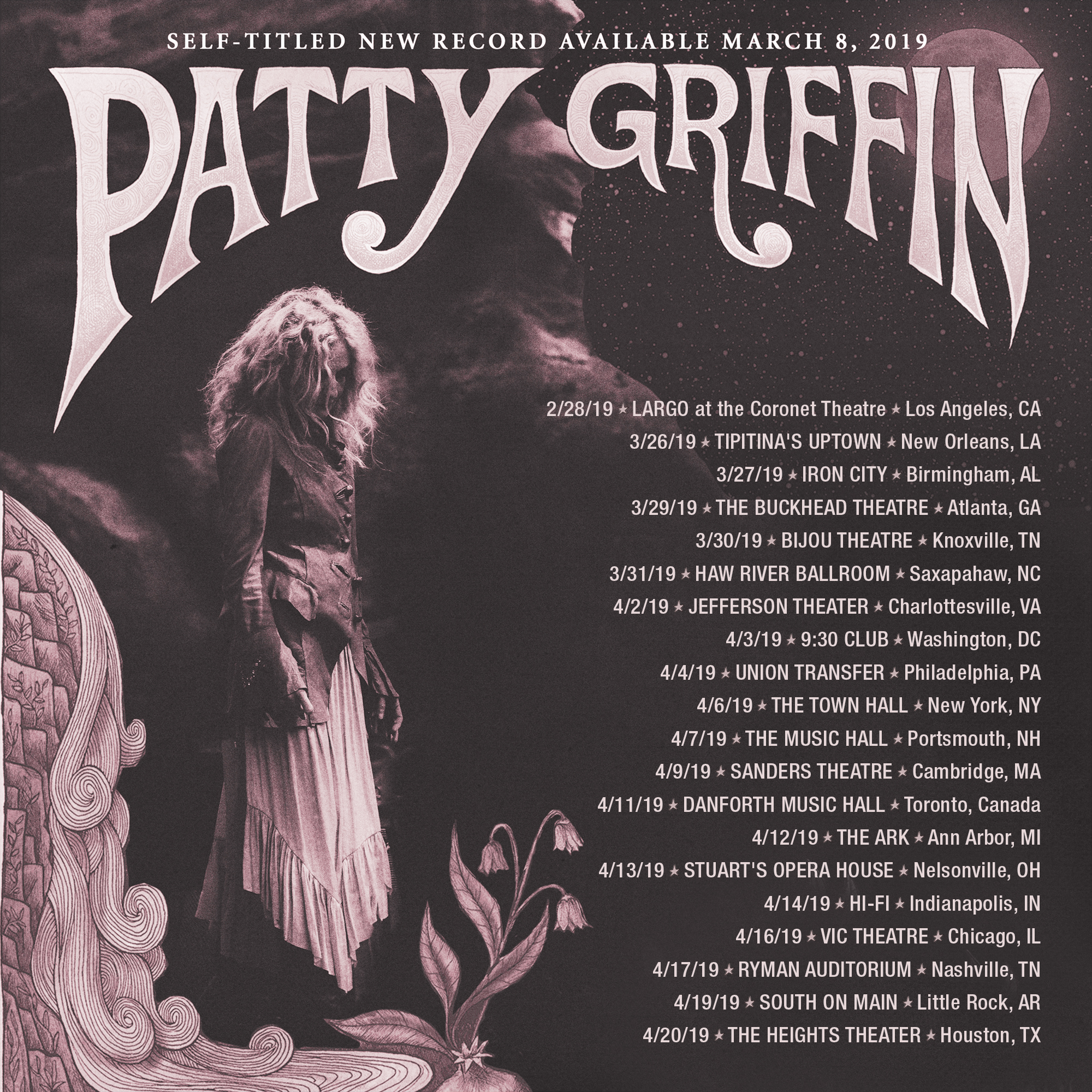 Patty Griffin Original Concert Poster 2007 Chautauqua Boulder Colorado 