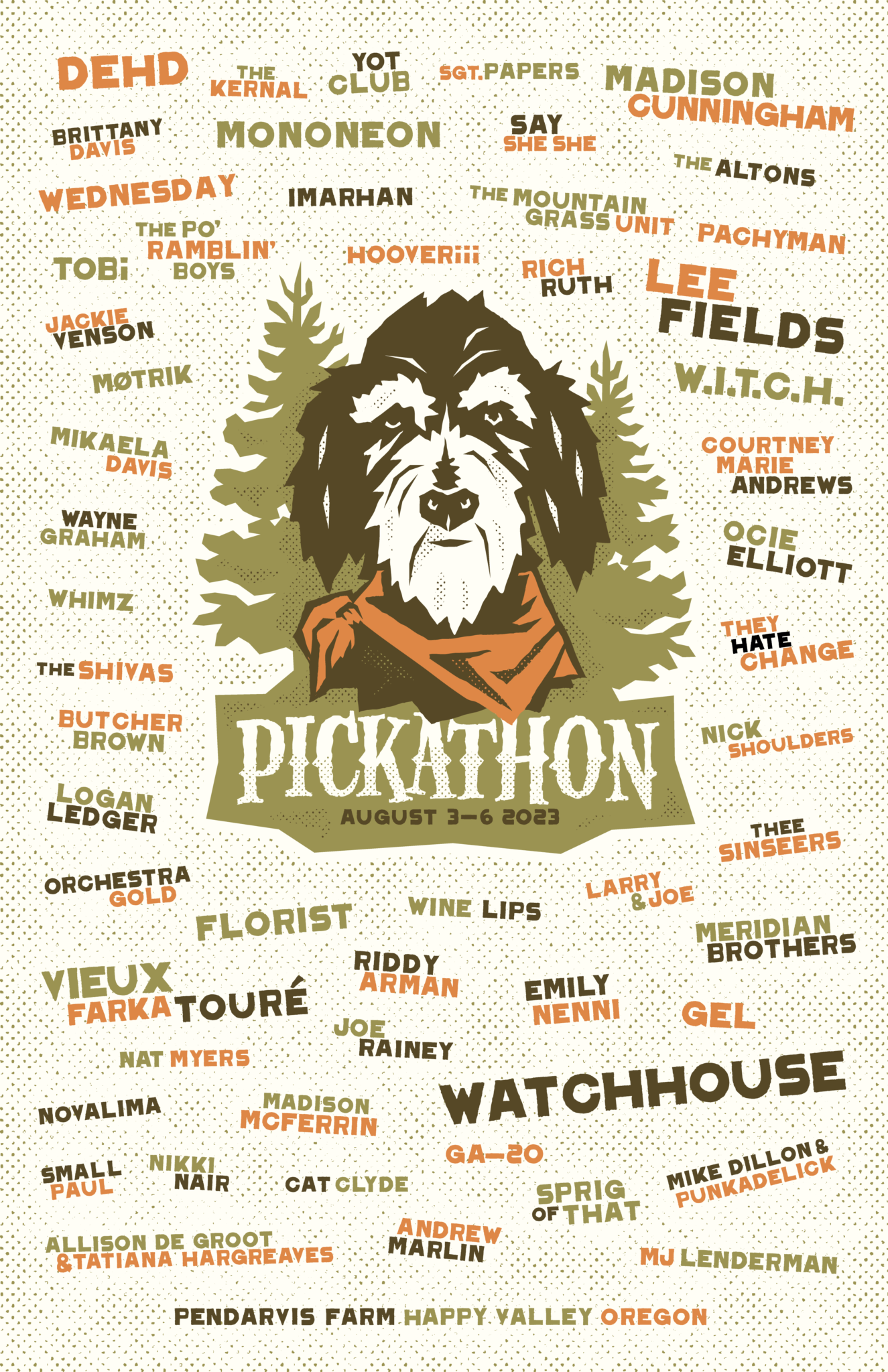 Pickathon 2023 w/ Watchhouse, Lee Fields, Dehd, Madison Cunningham and more - Aug. 3-6: Happy Valley, OR