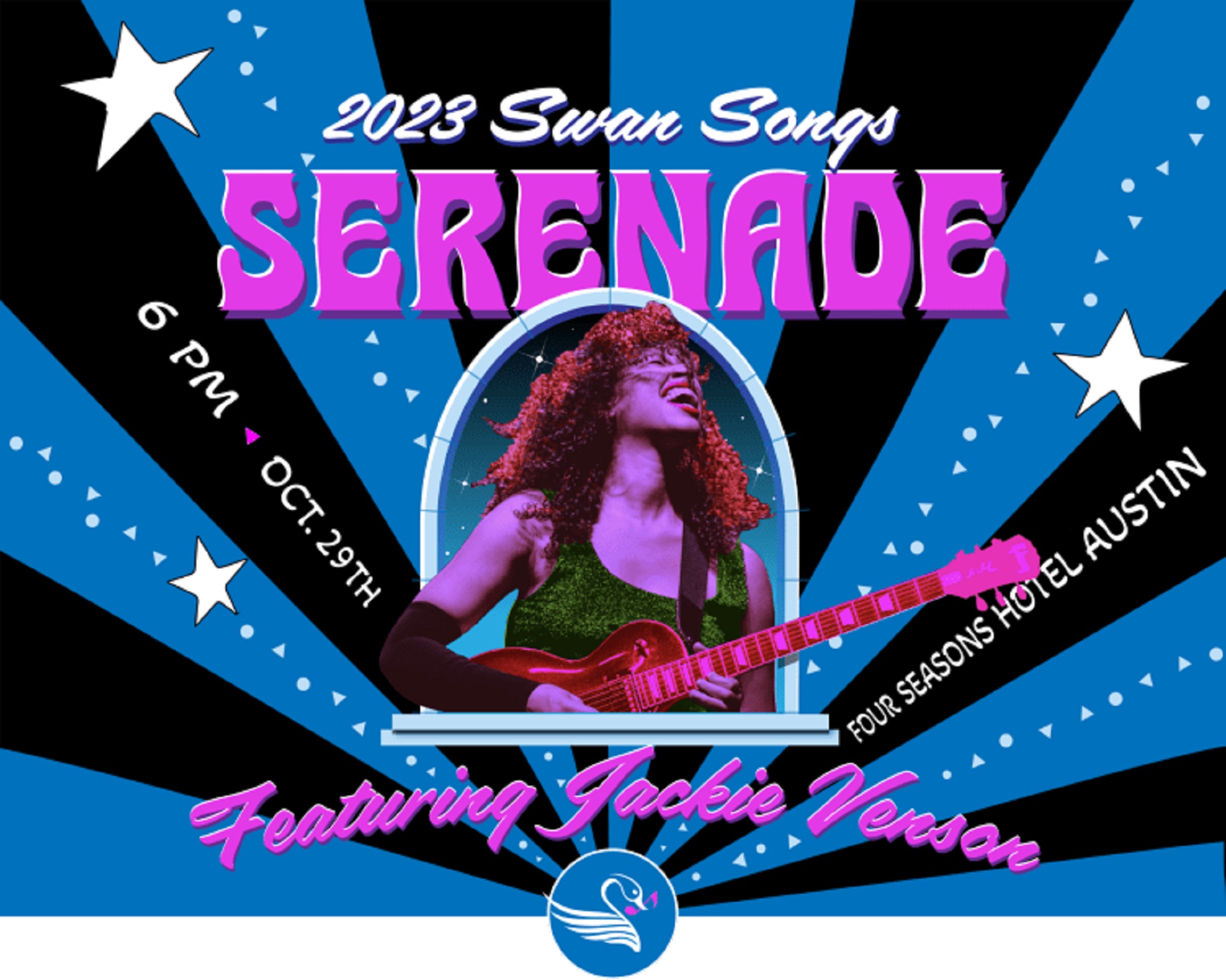 13TH ANNUAL SWAN SONGS SERENADE, A MAGICAL BENEFIT AND GALA TAKING PLACE OCT. 29 AT FOUR SEASONS HOTEL AUSTIN, FEAT. JACKIE VENSON