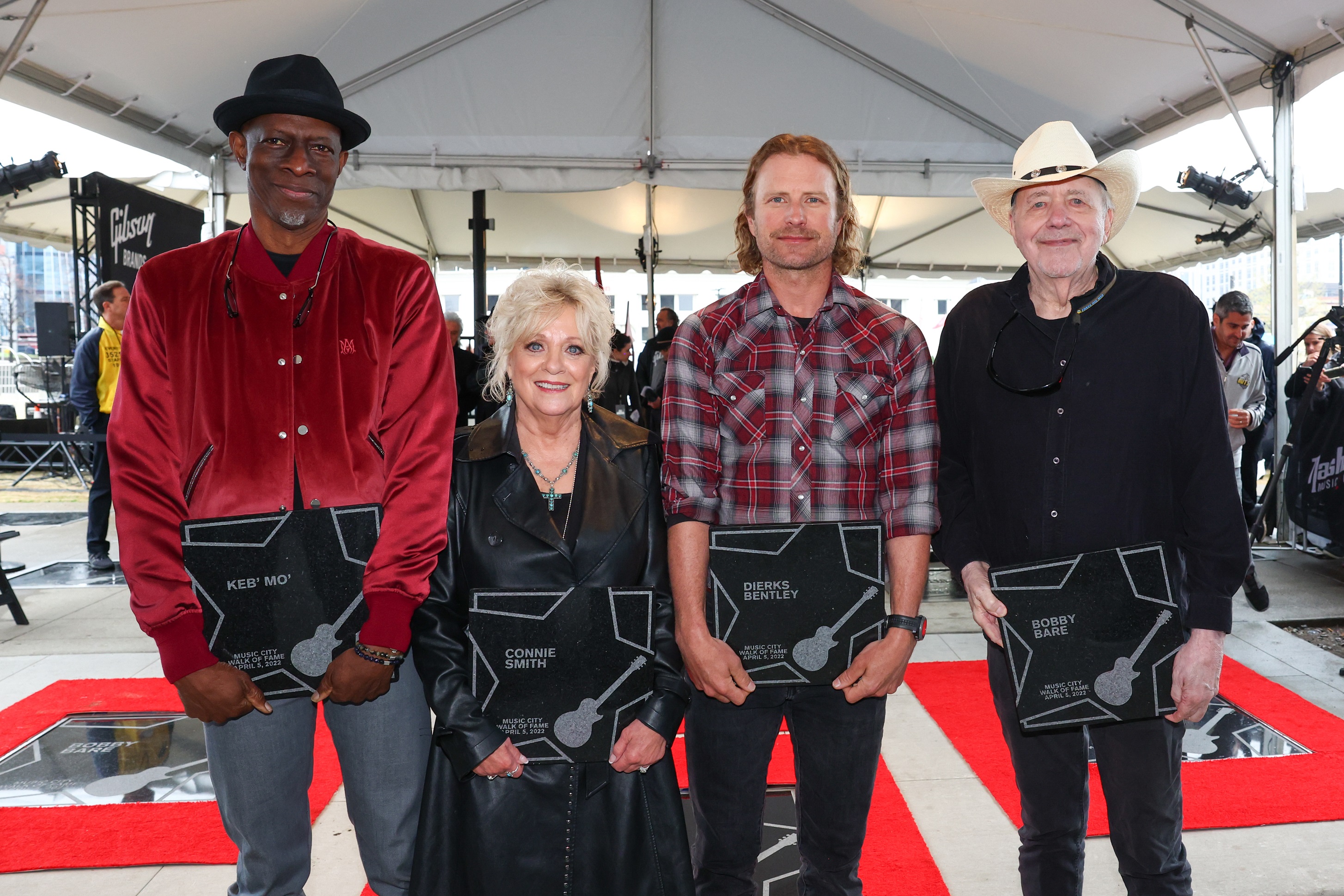 Bobby Bare, Dierks Bentley, Keb' Mo' and Connie Smith Inducted into the Music City Walk of Fame