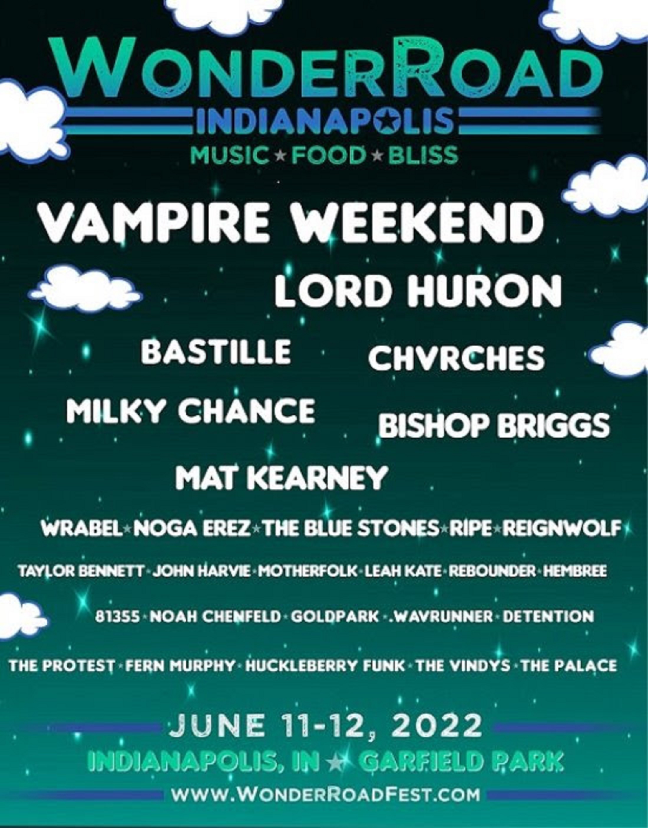 Brand New WonderRoad Festival is Coming to Indy in 2022